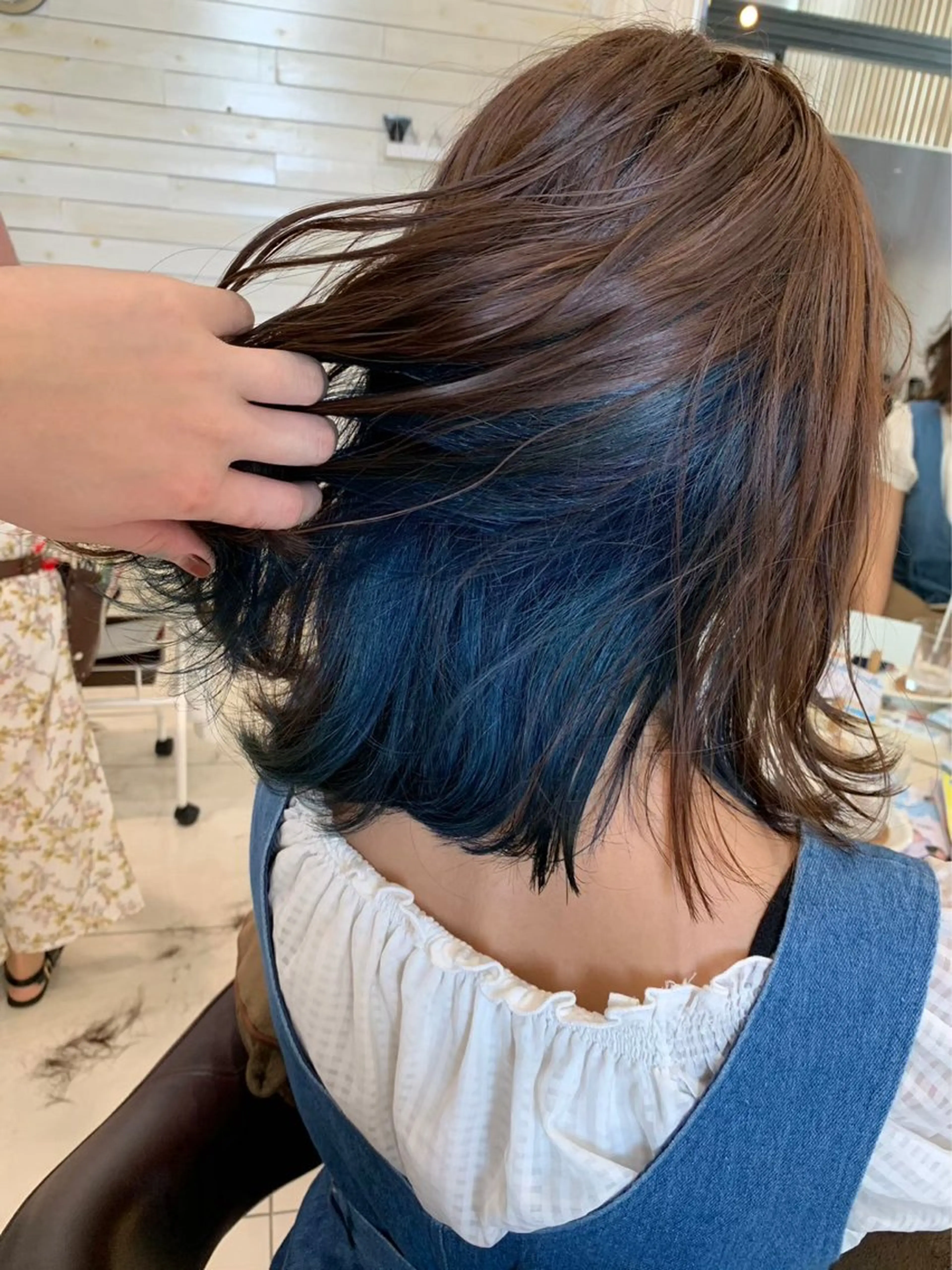 ミディアム ヘアカラー ちぐさ/暖色/ ワンカラー🤍のヘアスタイル