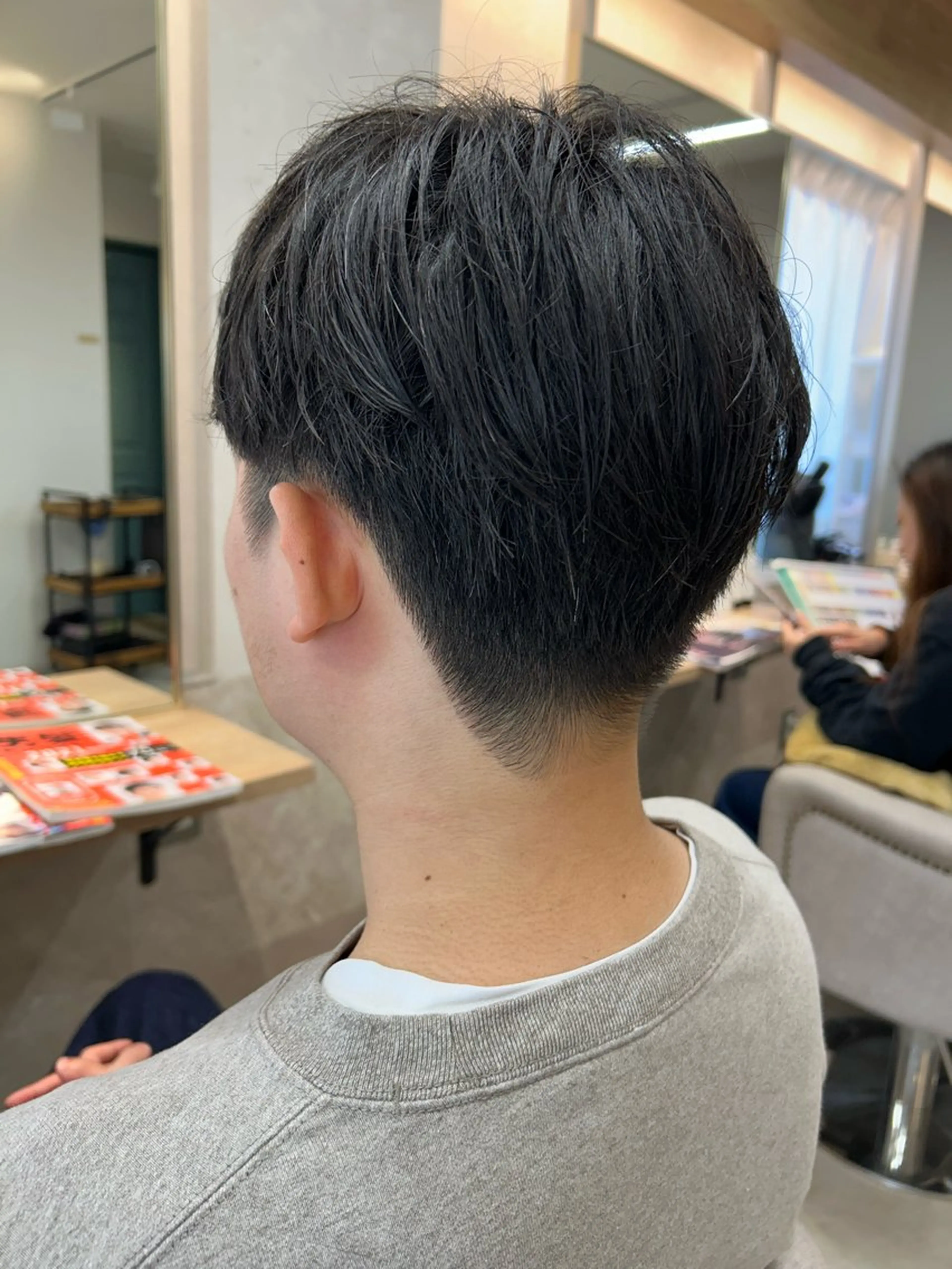 ショート メンズ マッシュ 中村 飛優　/姪浜のヘアスタイル