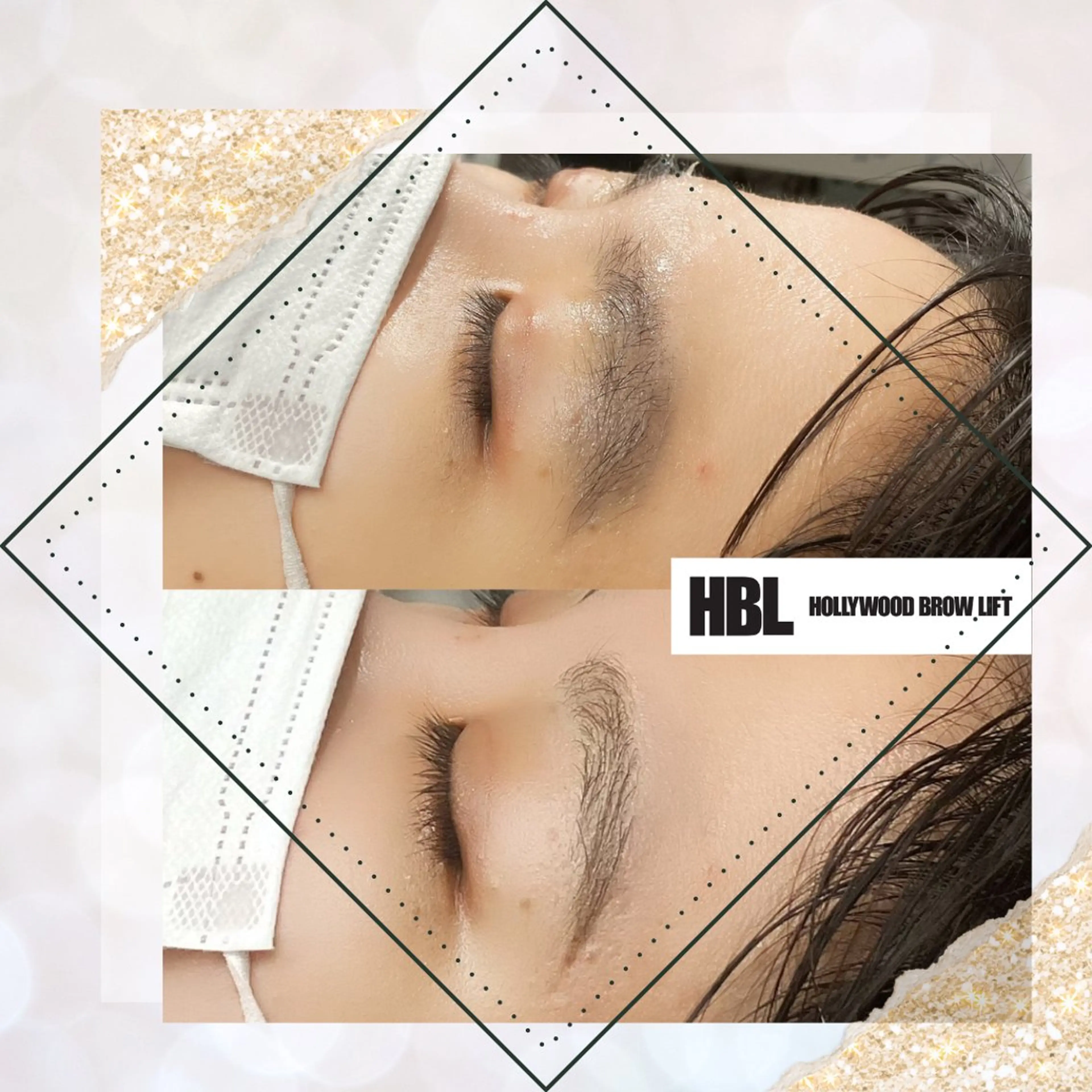 アイブロウ ハリウッドブロウリフト 眉毛ワックス脱毛 Briller @odawaraのマツエク・マツパデザイン