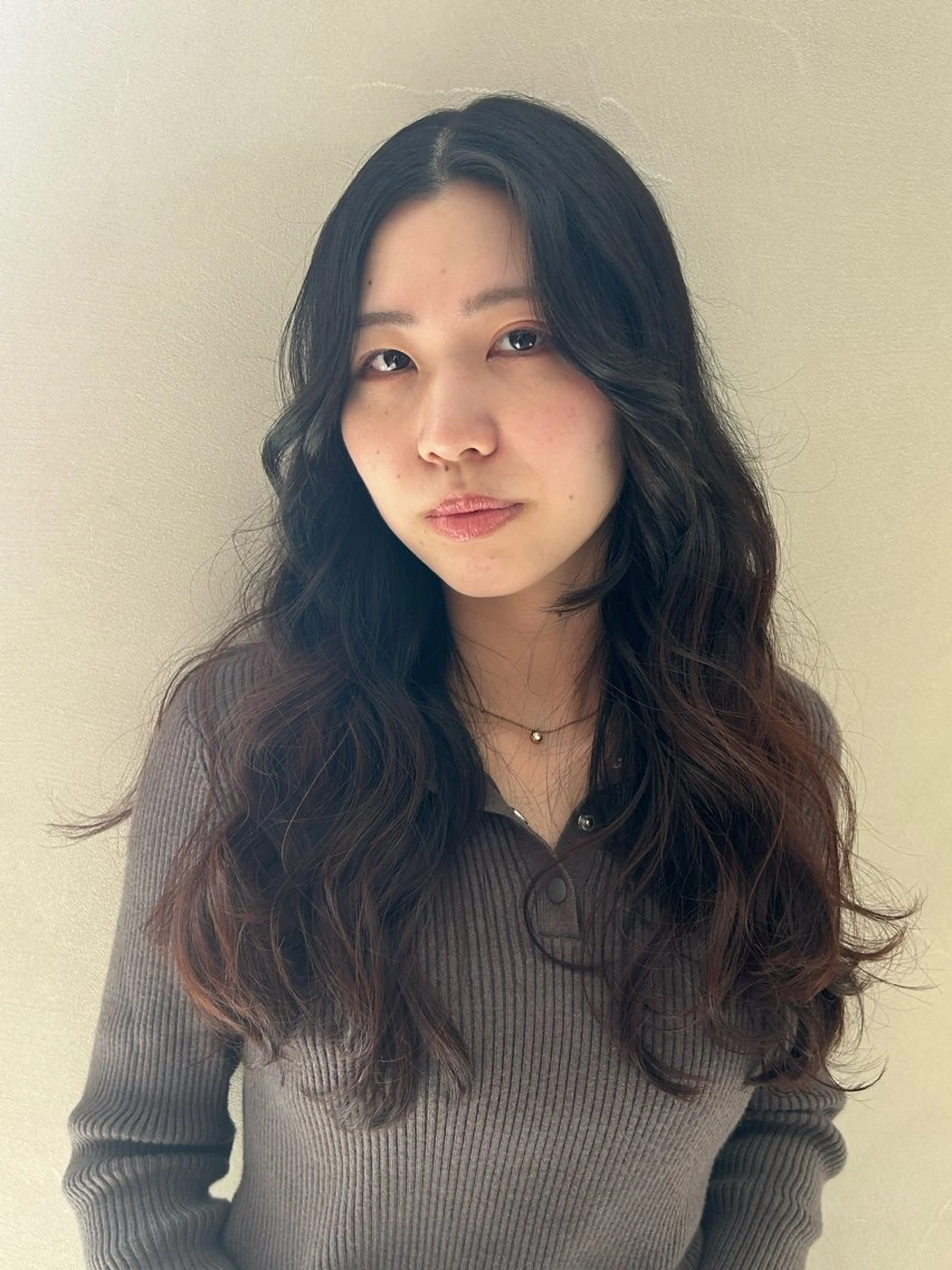 ロング 一宮　　透明感カラー 髪質改善　ヘッドスパのヘアスタイル