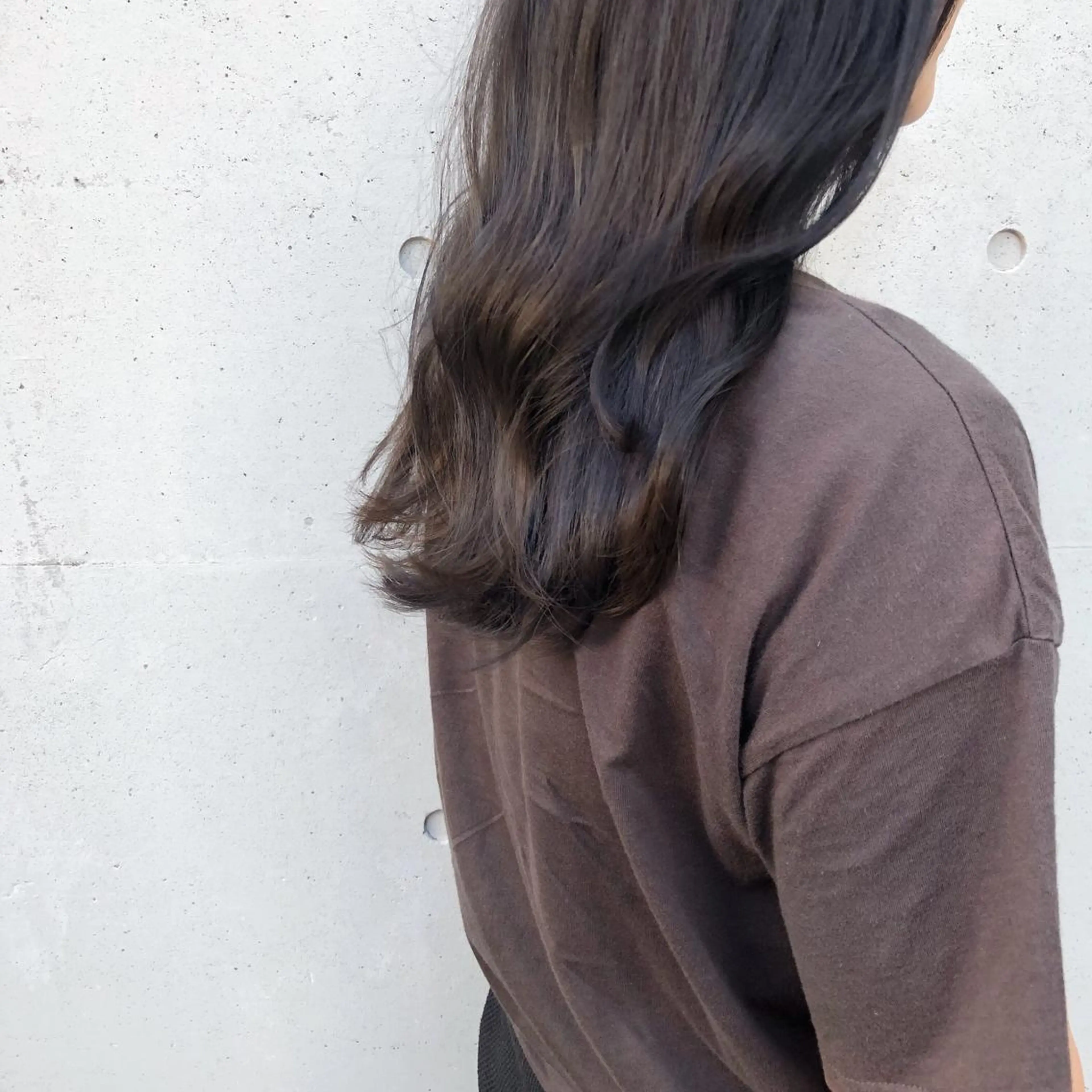 ロング カラー ヘアアレンジ グレージュ 韓国風ヘア カット ヘアカラー トリートメント 酸性縮毛矯正🧴韓国 レイヤー/髪質改善のヘアスタイル