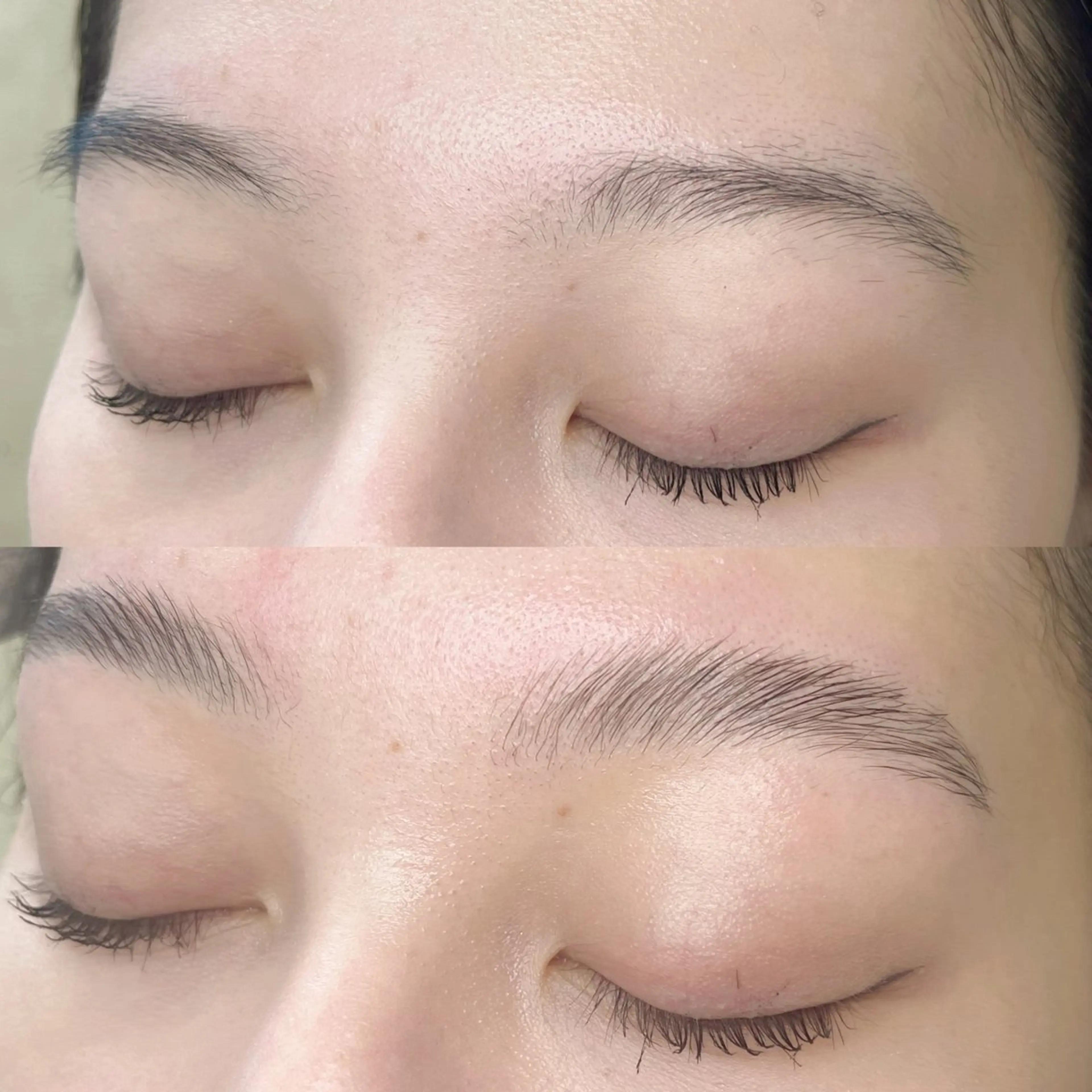 アイブロウ ハリウッドブロウリフト 🌺 SAKI 🌺のマツエク・マツパデザイン