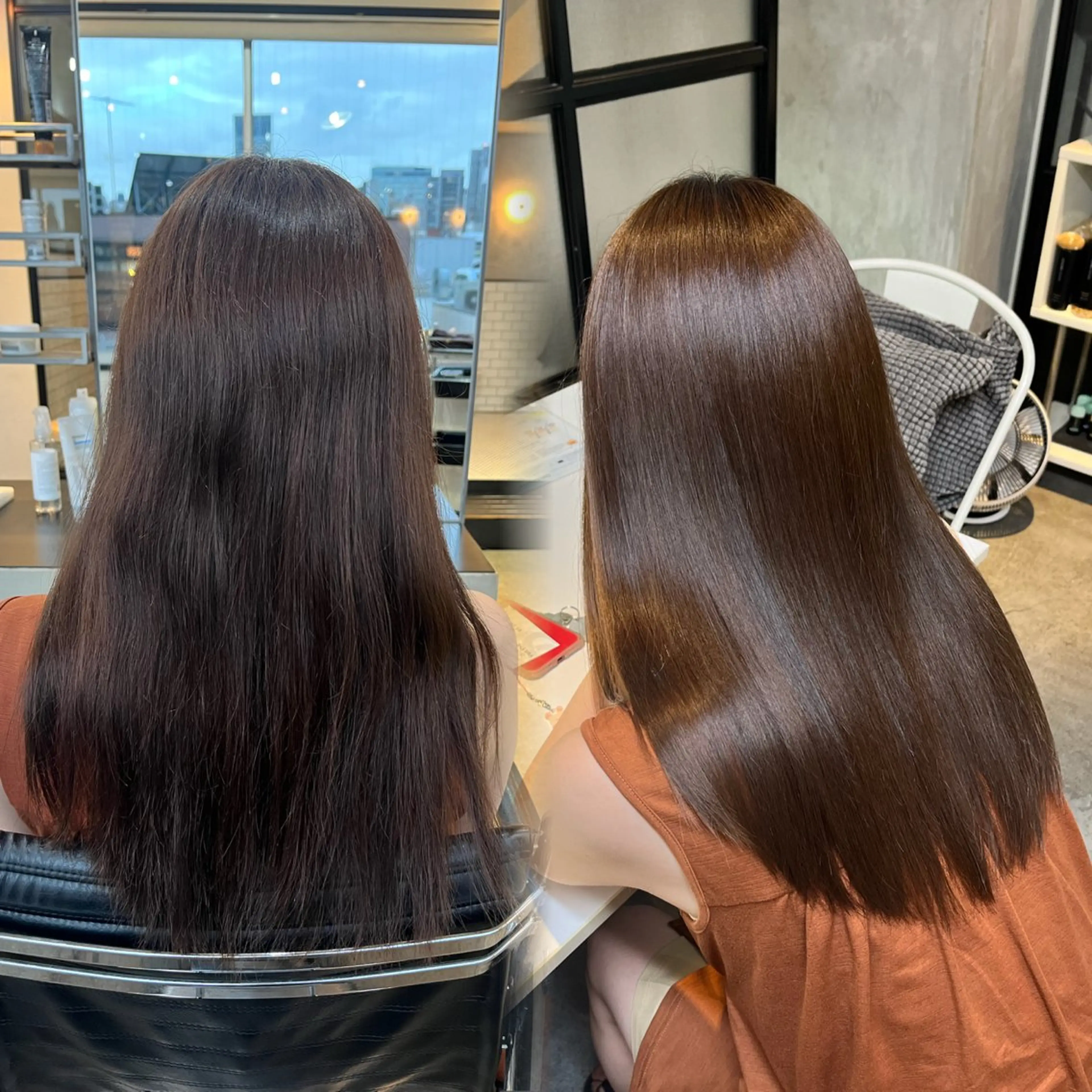 ロング 縮毛矯正 トリートメント 髪質改善／縮毛矯正 関根青葉のヘアスタイル