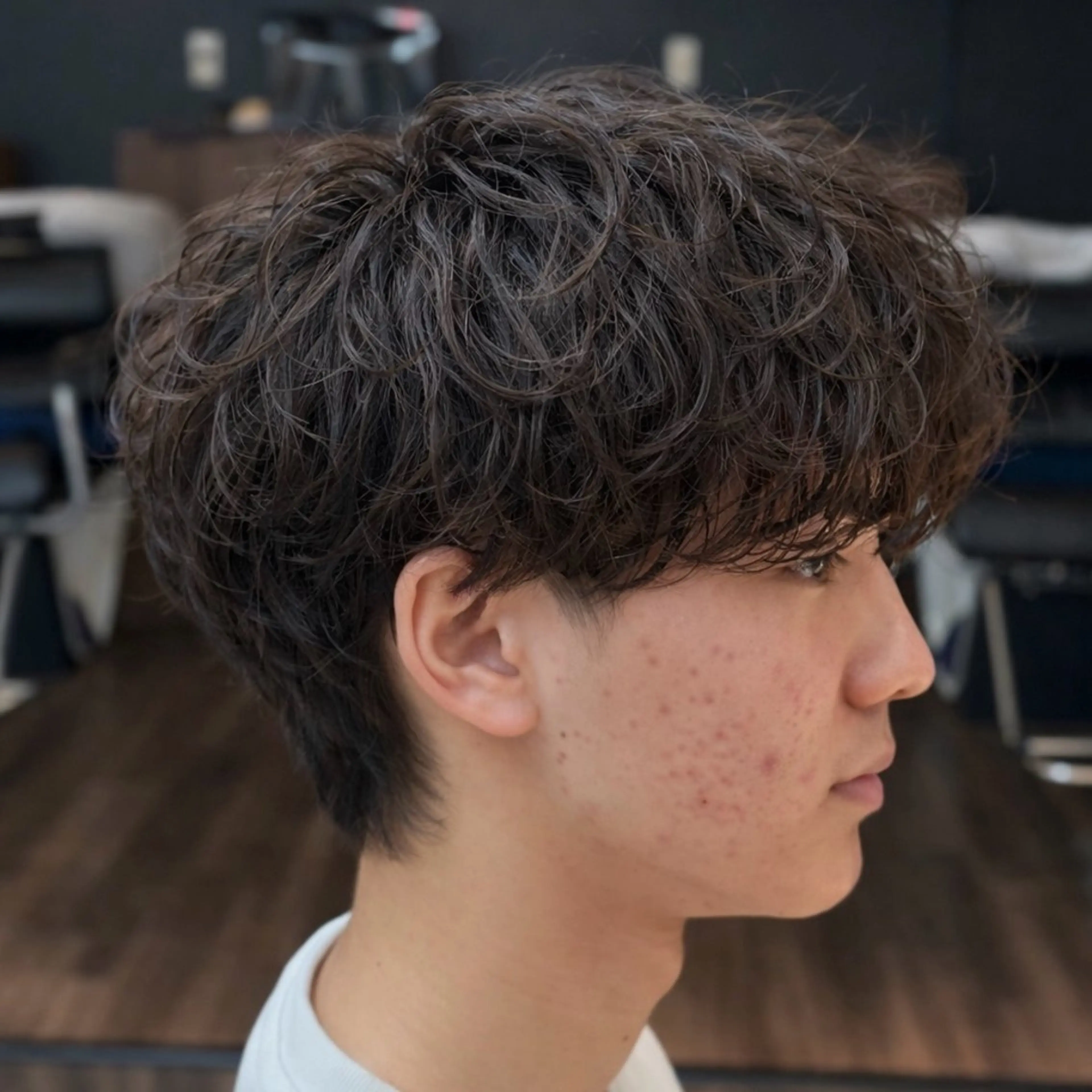 パーマ メンズ マッシュウルフ マッシュ メンズパーマ メンズウルフカット ウルフカット カット パーマ 男の理想を叶える🔥 メンズパーマ特化｜関のヘアスタイル