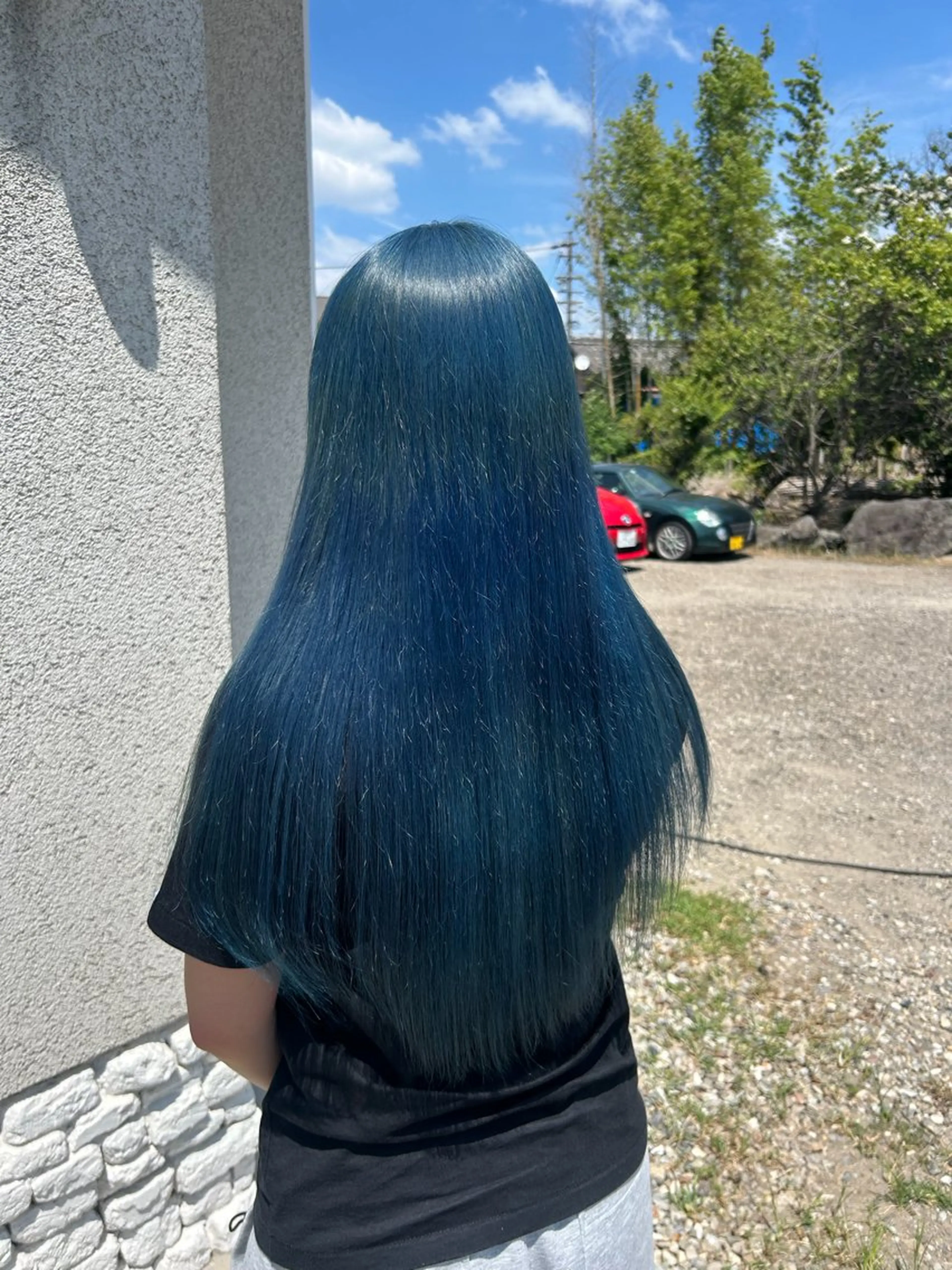 ロング カラー ヘアカラー トリートメント SHIINA シイナのヘアスタイル