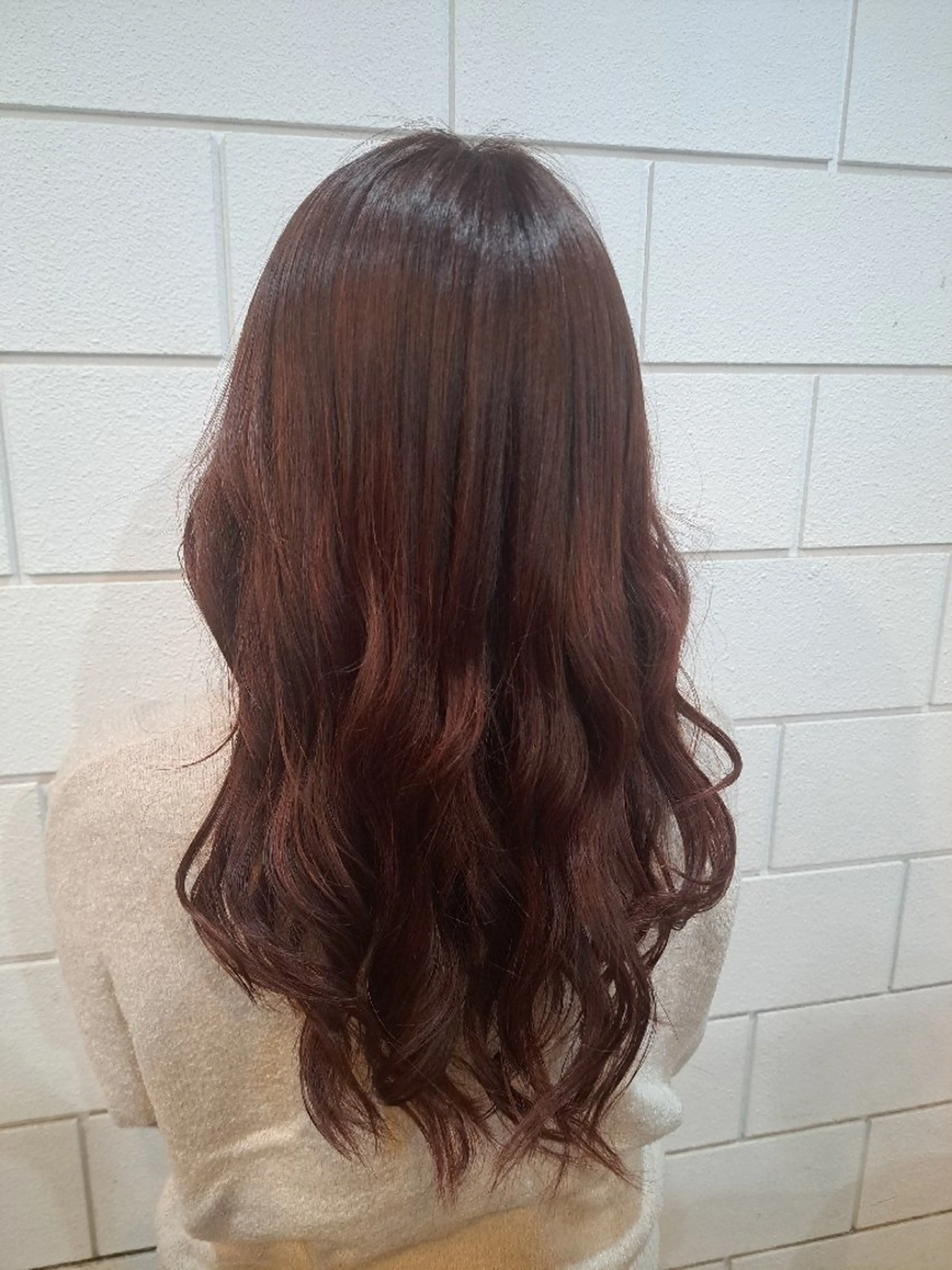 ロング カラー 松島 冬浬のヘアスタイル