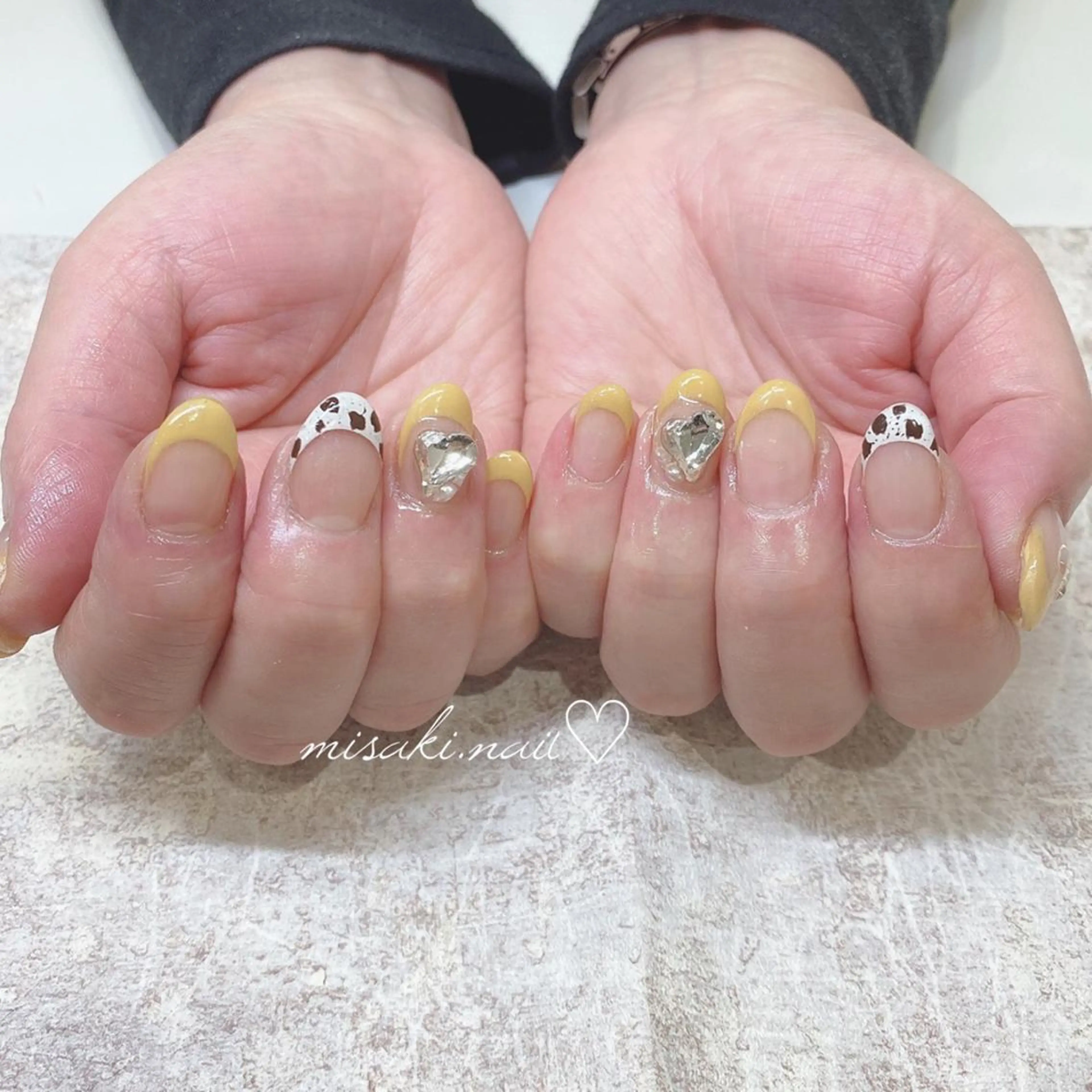 ネイル 韓国ネイル ワンホンネイル ハンドネイル nailsalon miinailsのネイルデザイン