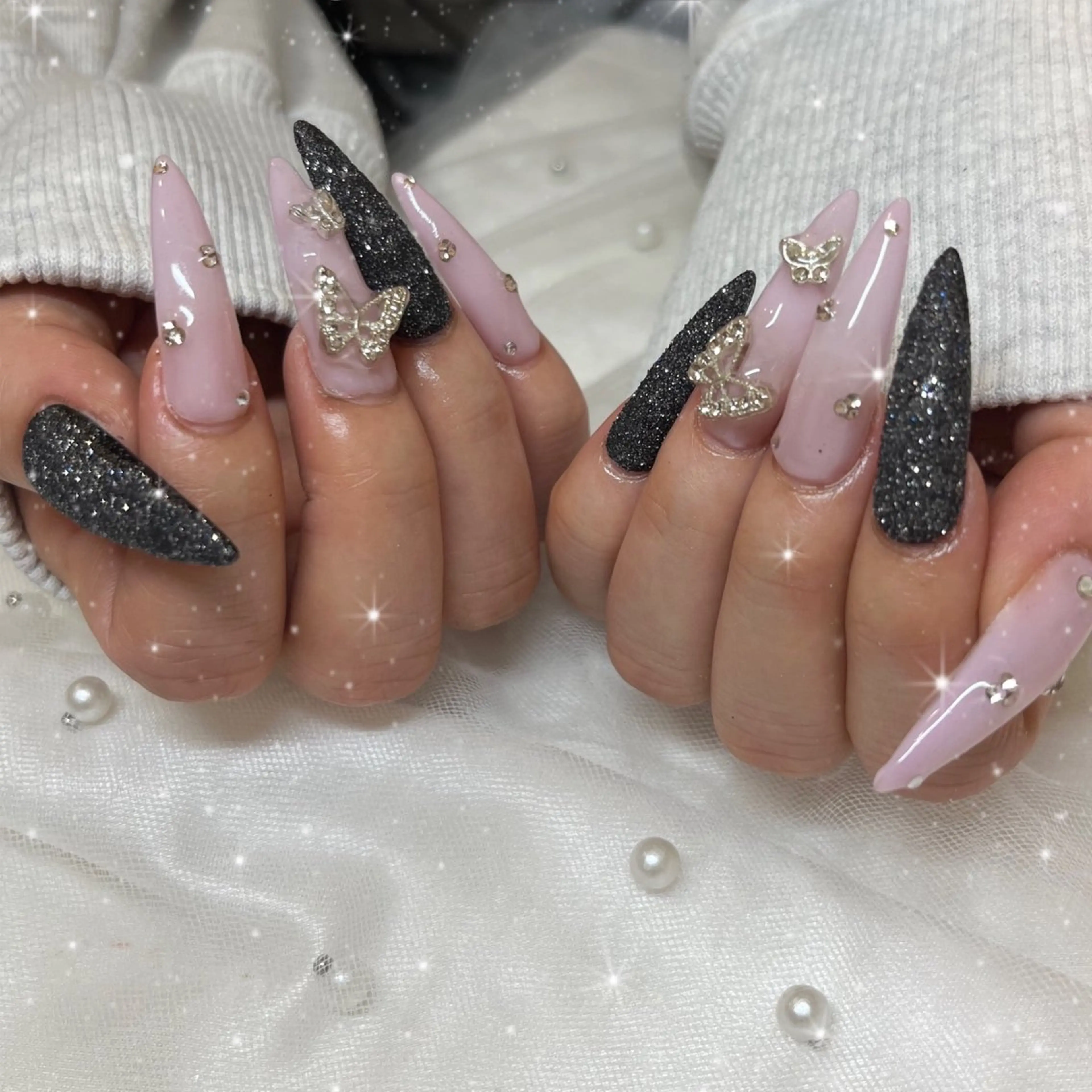 ネイル ロングネイル ハンドネイル BlueDaisy 栄本店のネイルデザイン