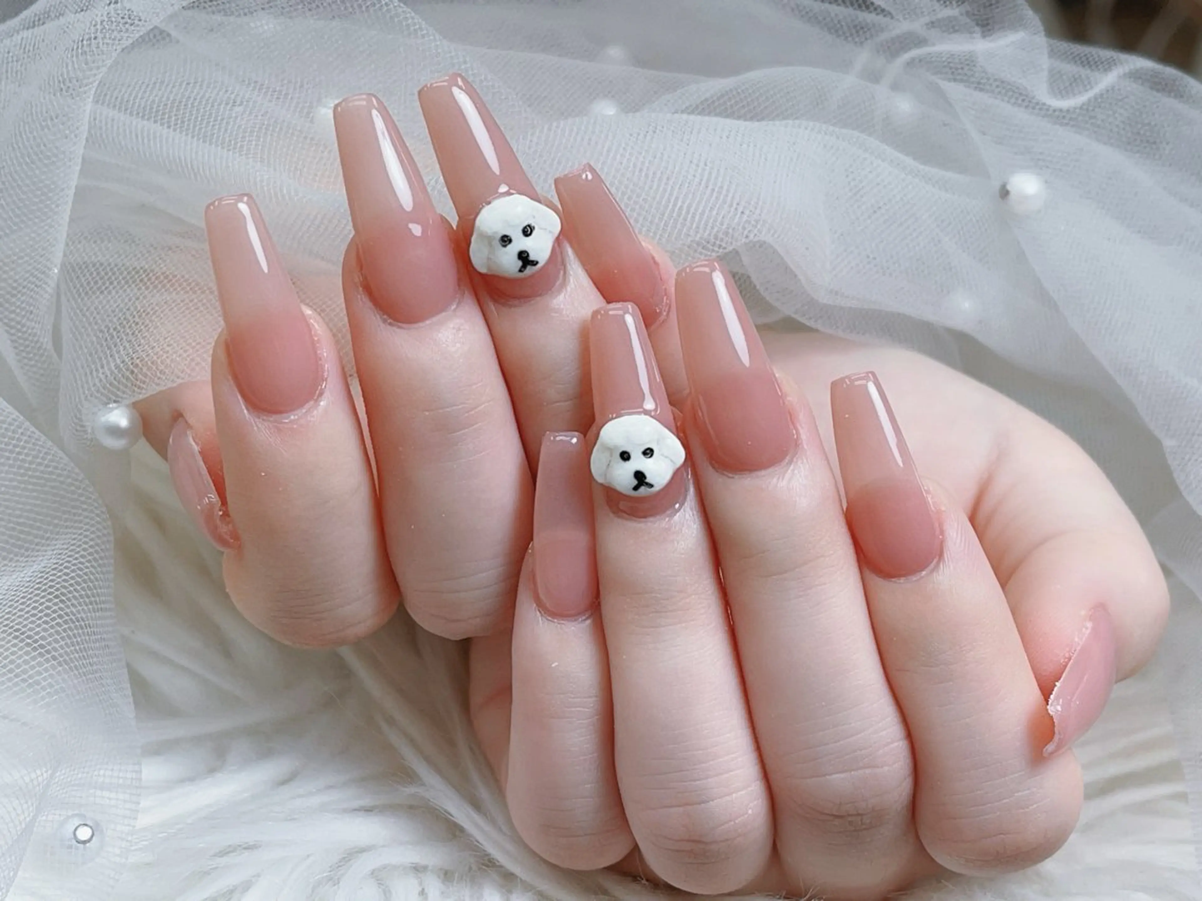 メンズ ネイル メンズ韓国風 アートネイル フレンチネイル ジェルネイル キラキラネイル ハンドネイル Bloom スカルプ専門店のネイルデザイン