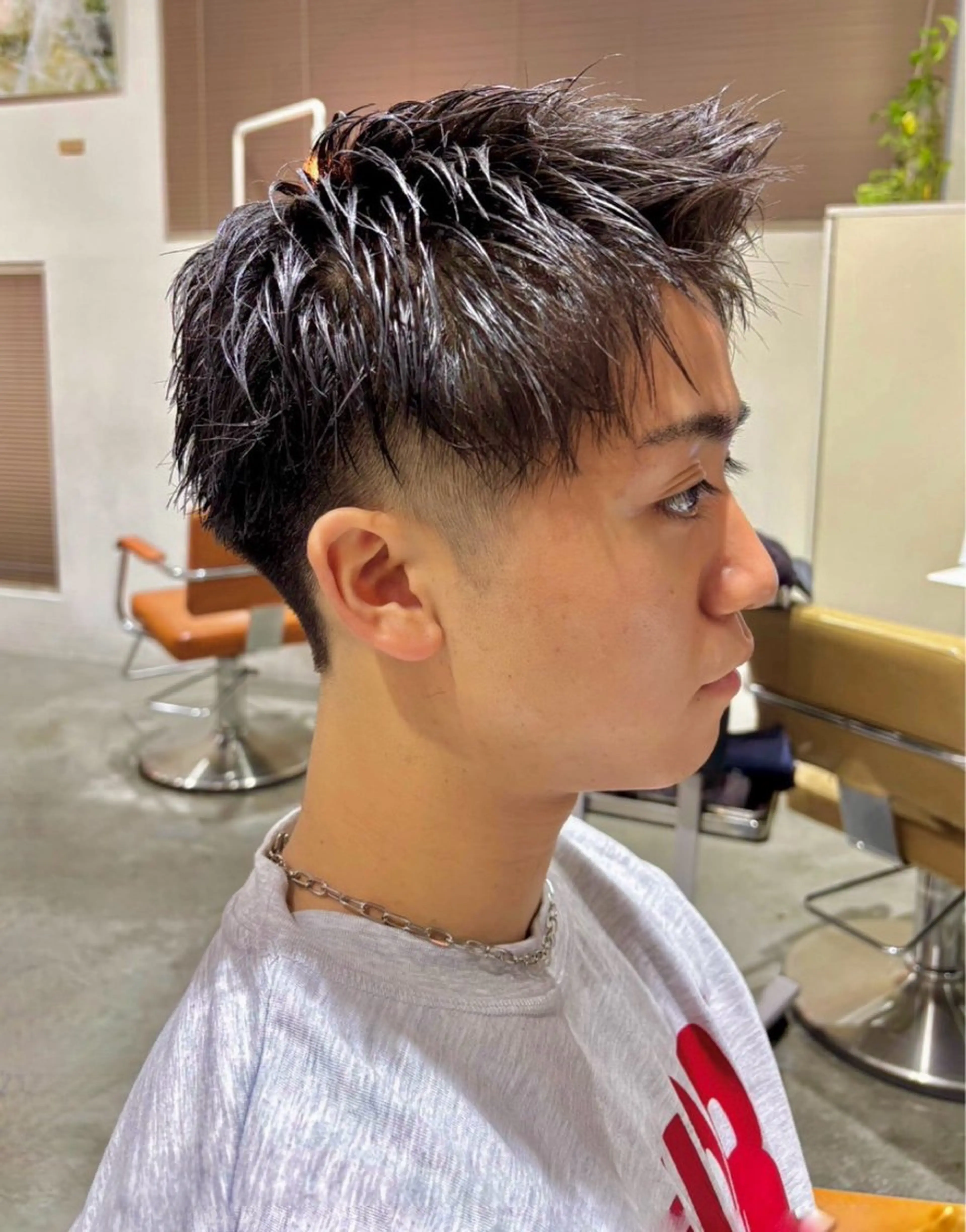 メンズ スパイキーショート 刈り上げ 恵比寿/egerie prime/井向幹滉のヘアスタイル