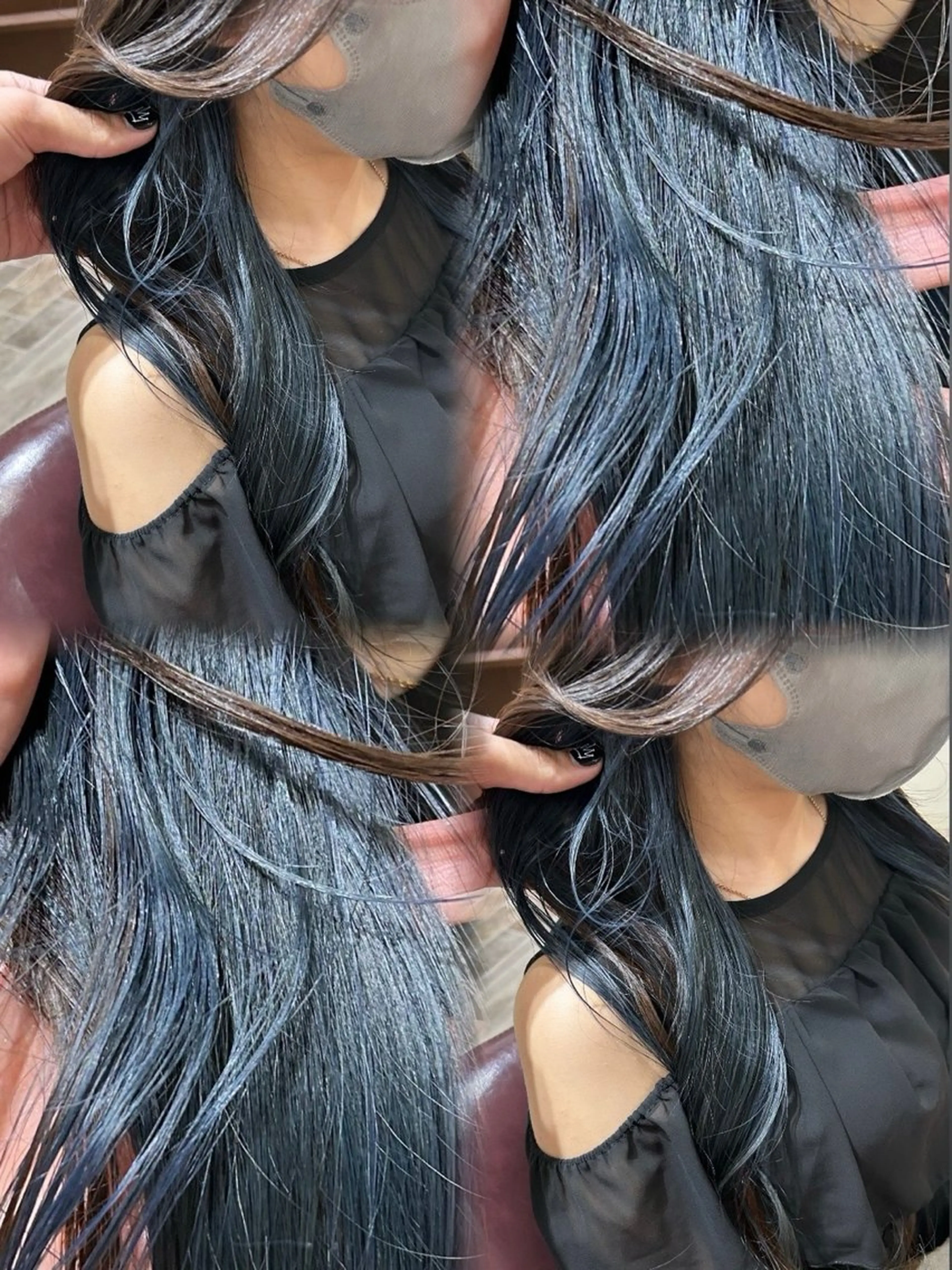 セミロング カット ヘアカラー 鈴木 悠孝のヘアスタイル