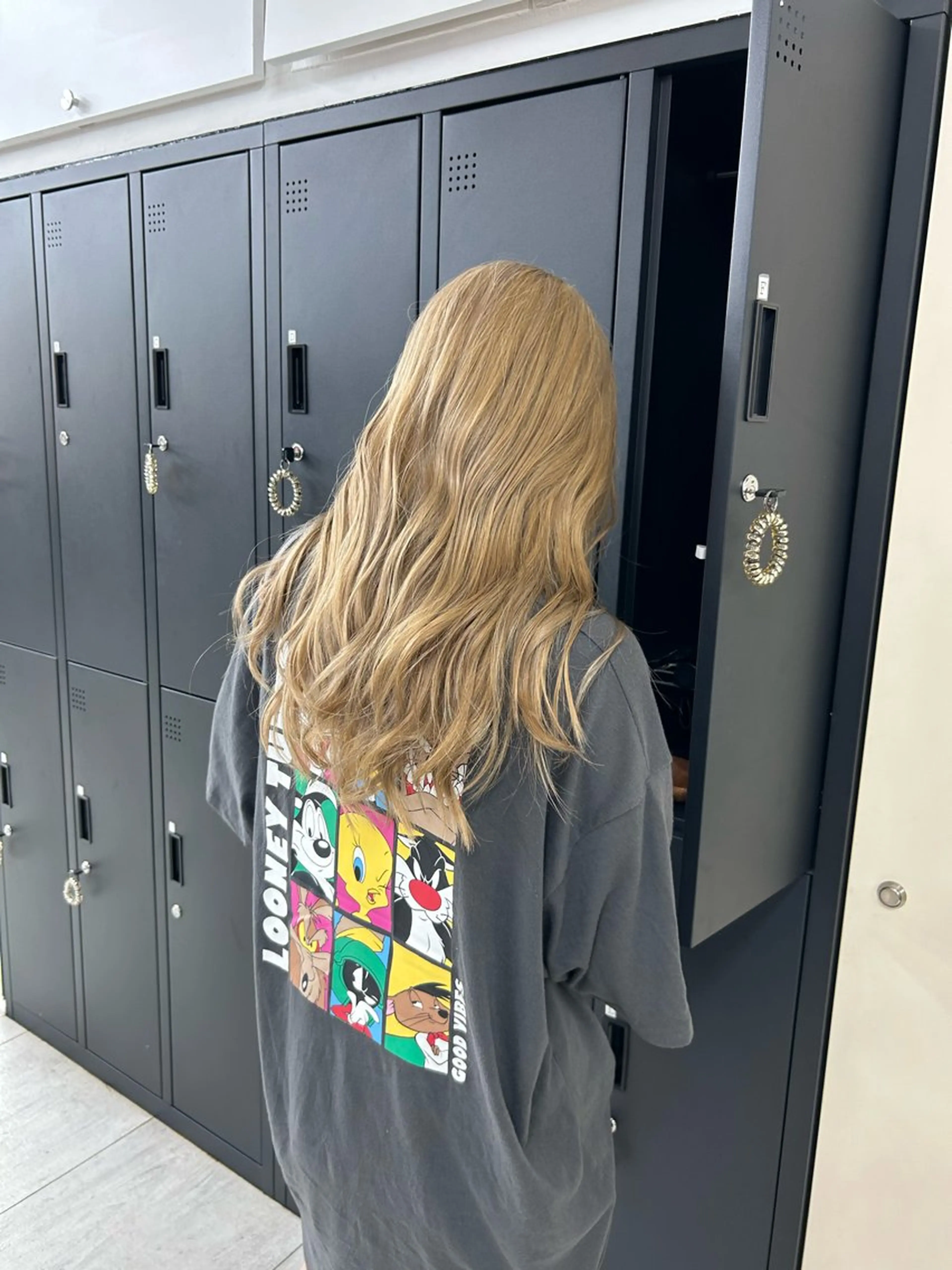 ロング ヘアカラー ダブルカラー/韓国 ヘア/さわのあかねのヘアスタイル