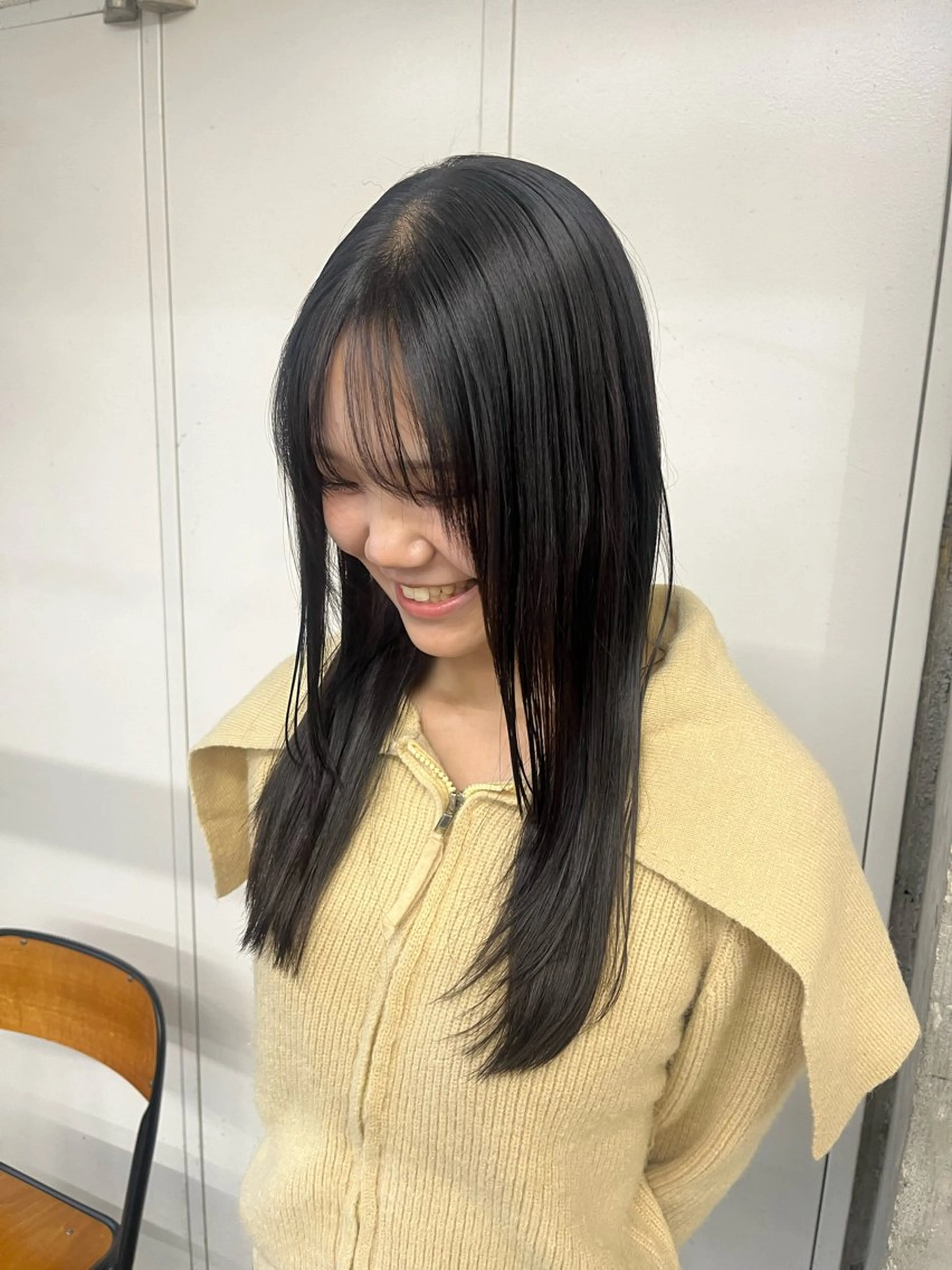 ロング 小長谷 夕菜のヘアスタイル