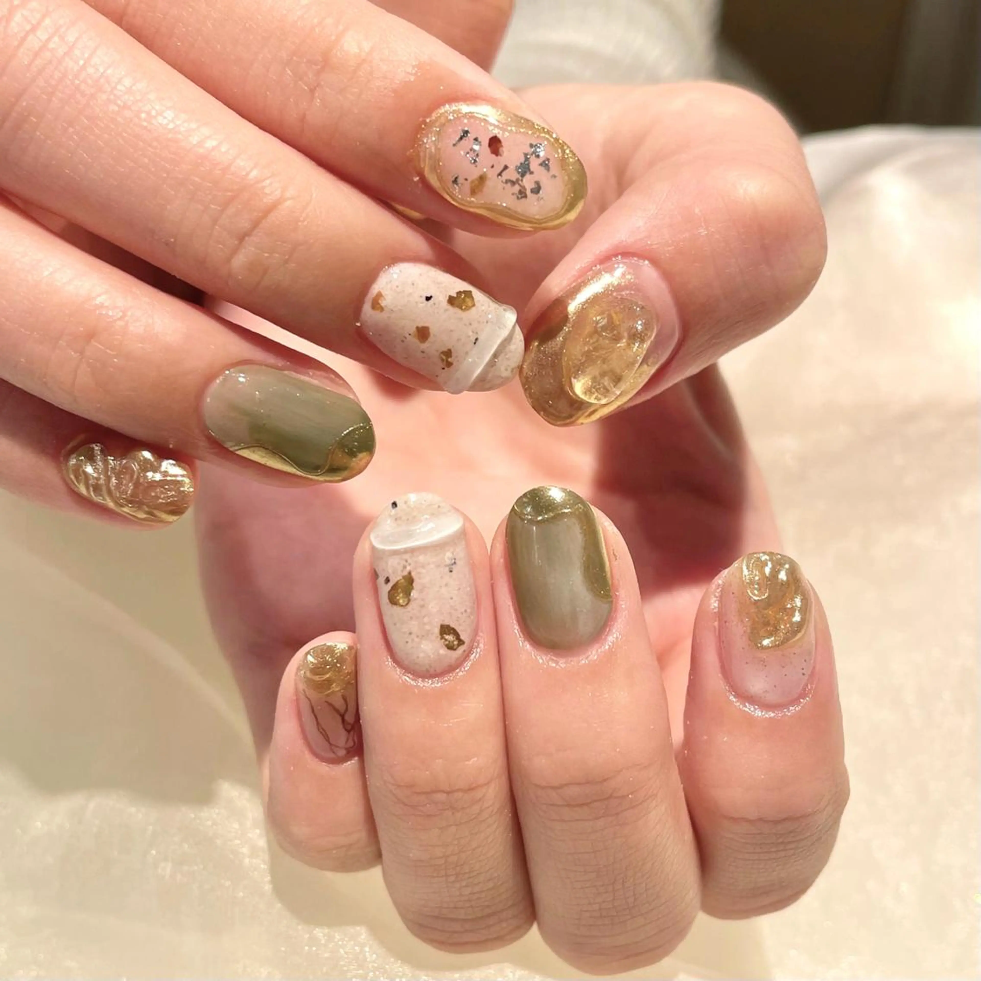 ネイル ハンドネイル 新井 ひなののネイルデザイン