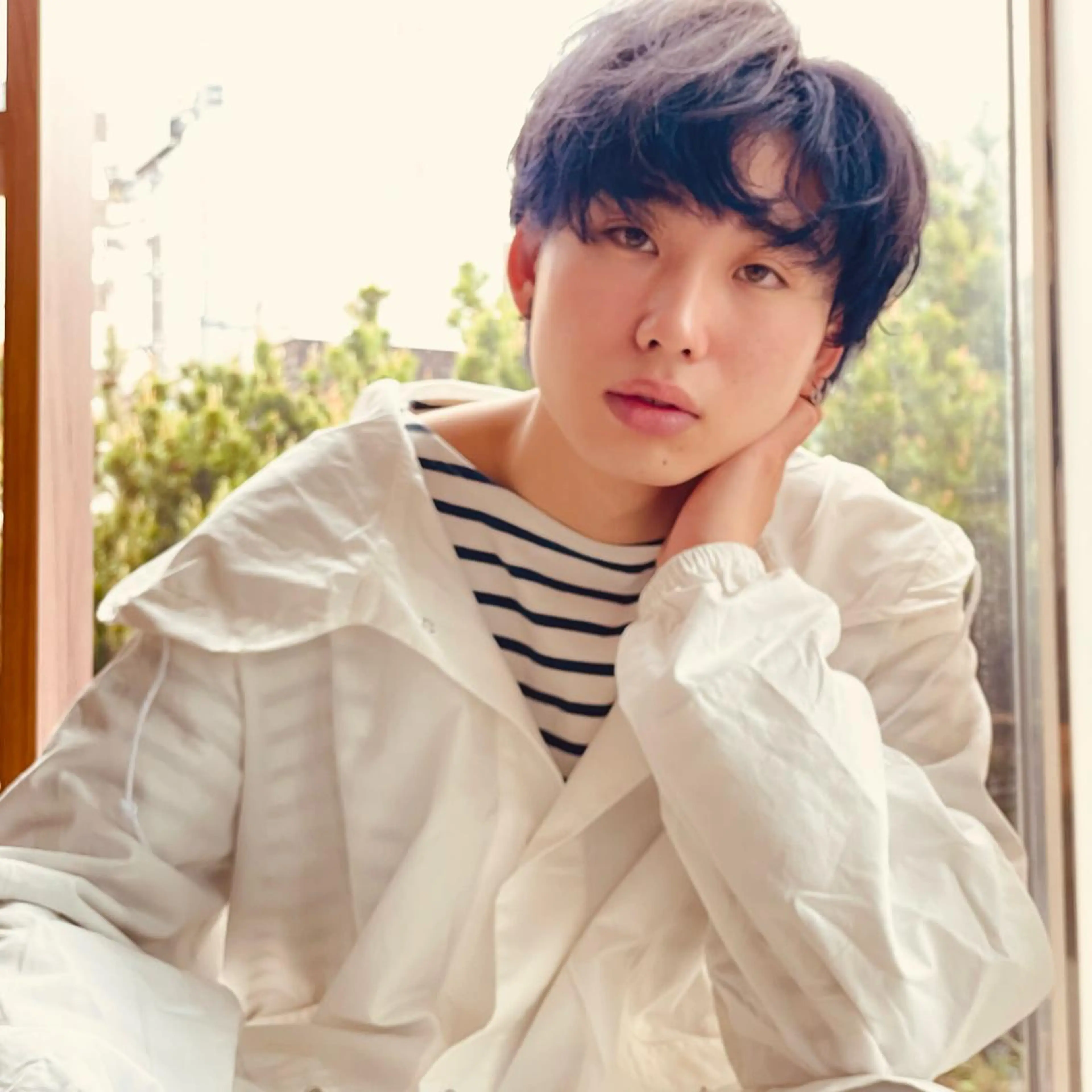 ショート 学生 阿部 祥大のヘアスタイル