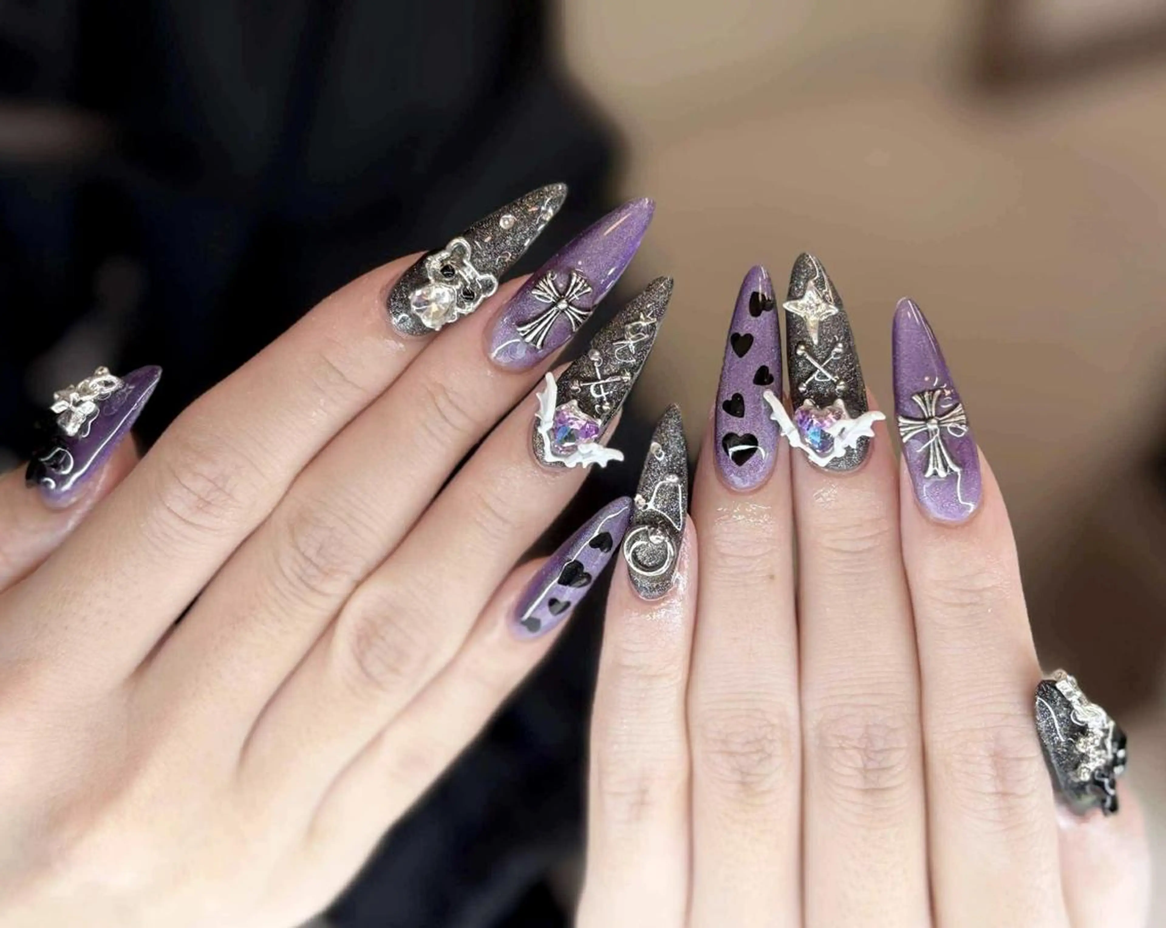 ネイル オーロラネイル ブルー チークネイル フットネイル フレンチネイル ハンドネイル An 168のネイルデザイン