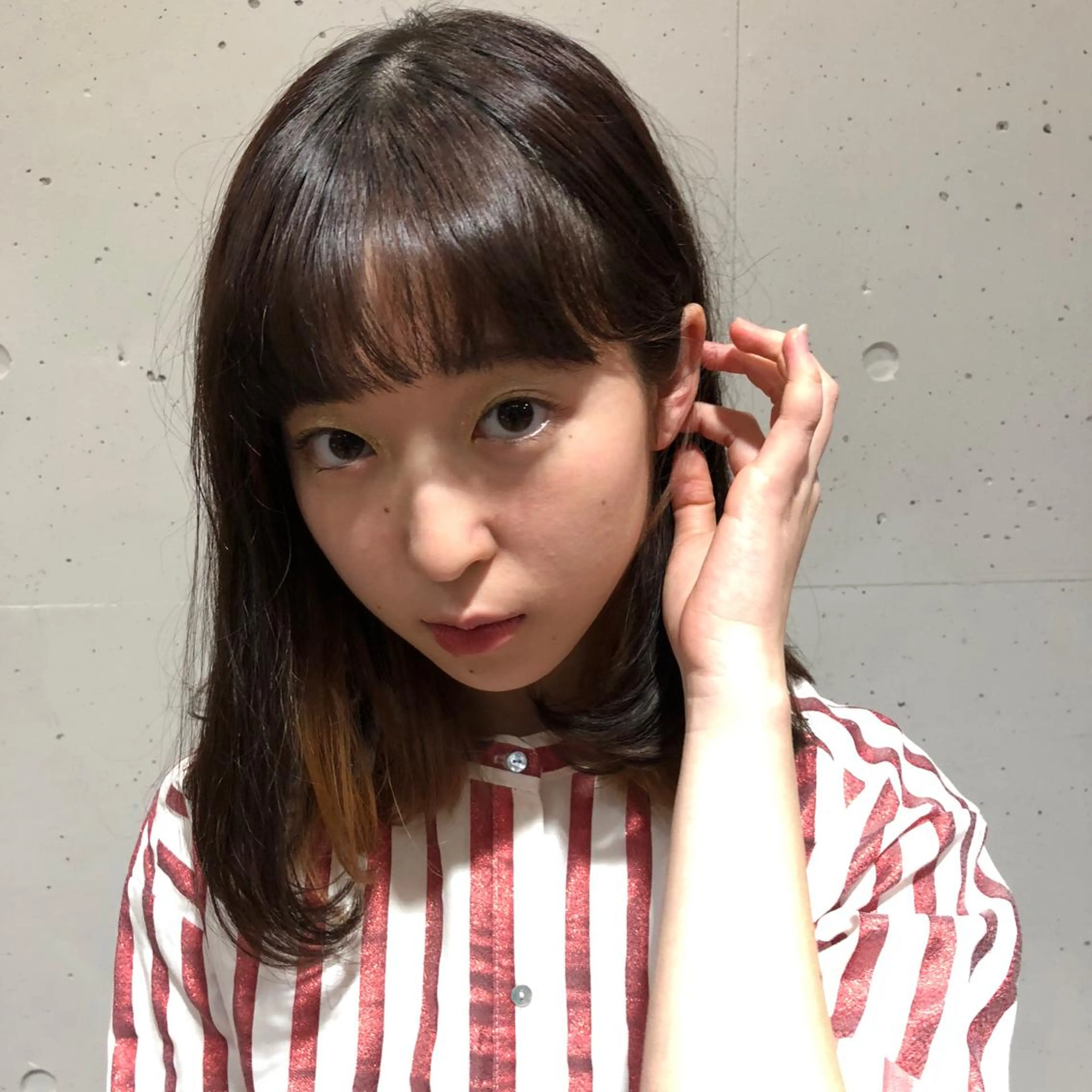 ミディアム カラー stylist 杉浦駿生のヘアスタイル