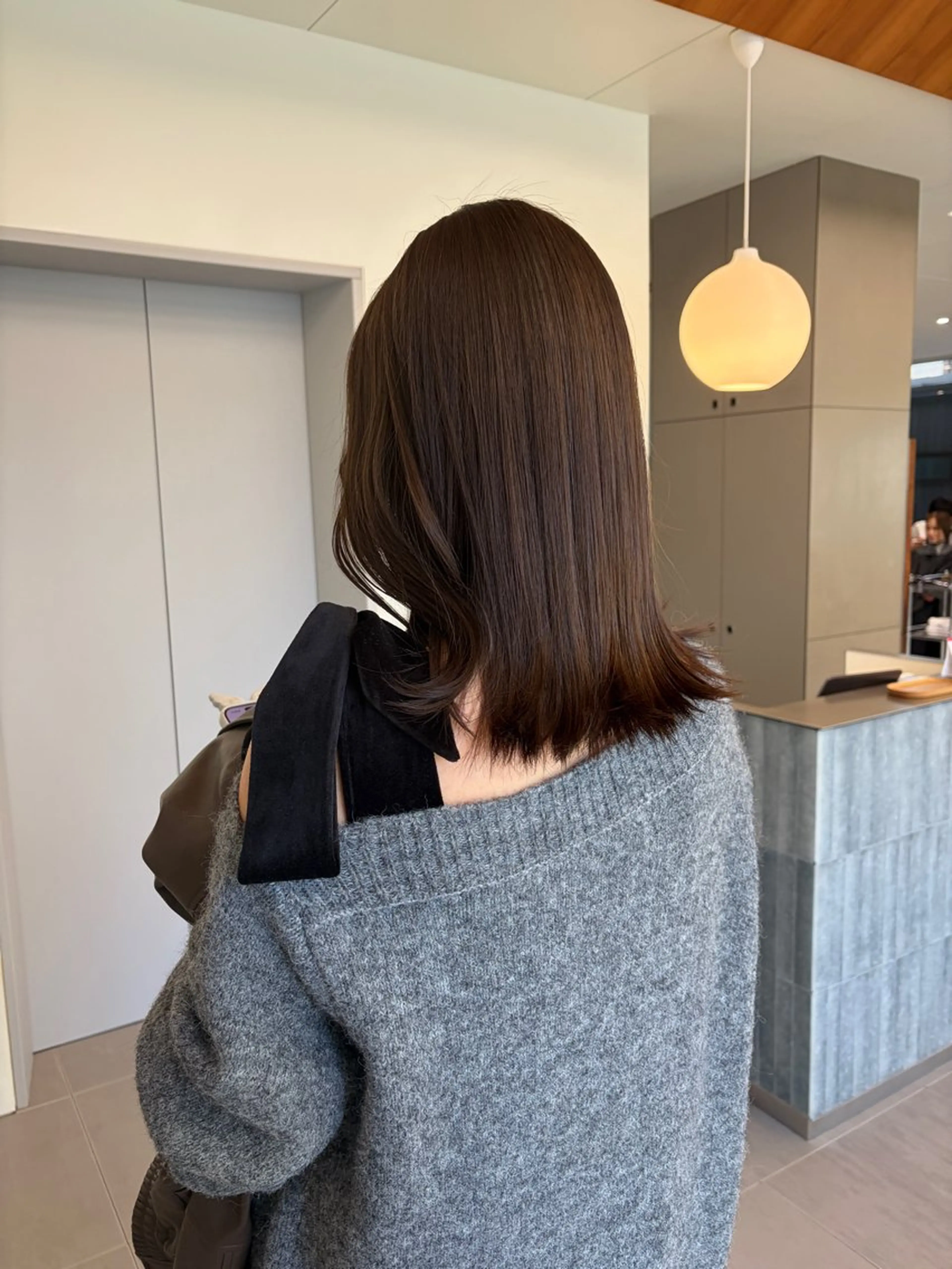 セミロング カラー ベージュカラー 透明感カラー ダブルカラー 高発色ブリーチ/ ハイレイヤー🪽aiのヘアスタイル
