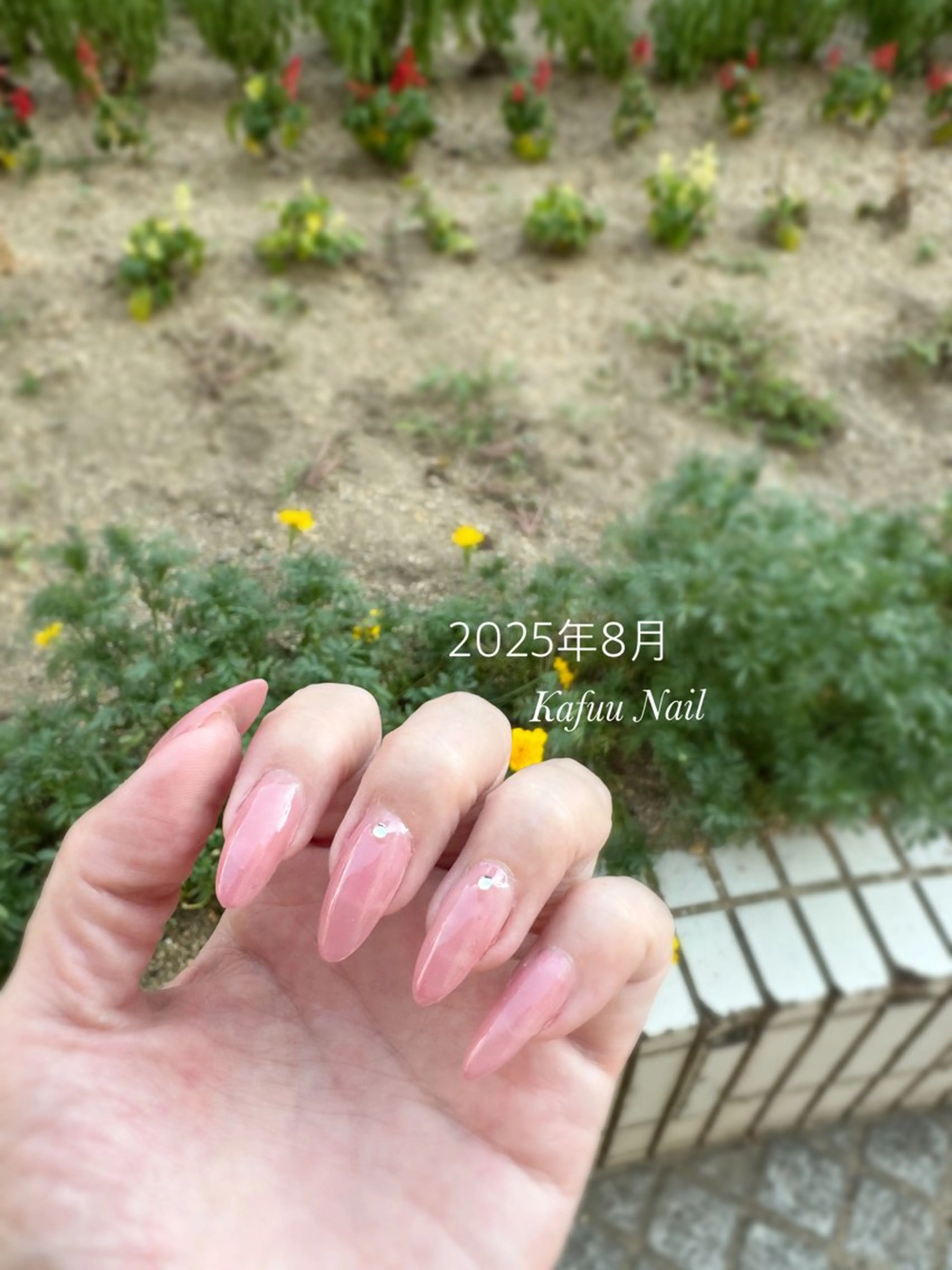 ネイル 長さ出し ネイルチップ Kafuu Nailのネイルデザイン