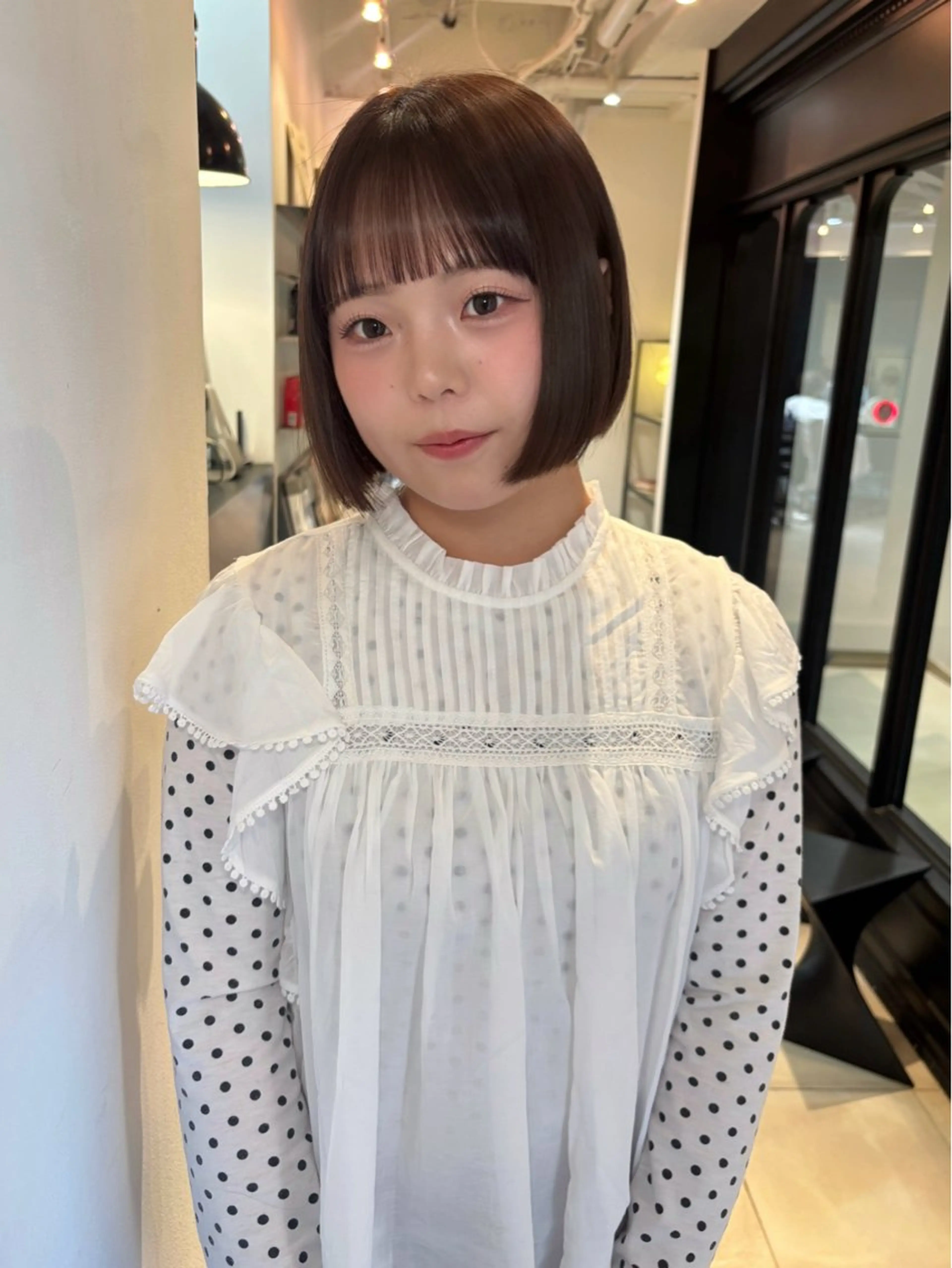 ショート riria/ボブ /透明感カラー🎀のヘアスタイル