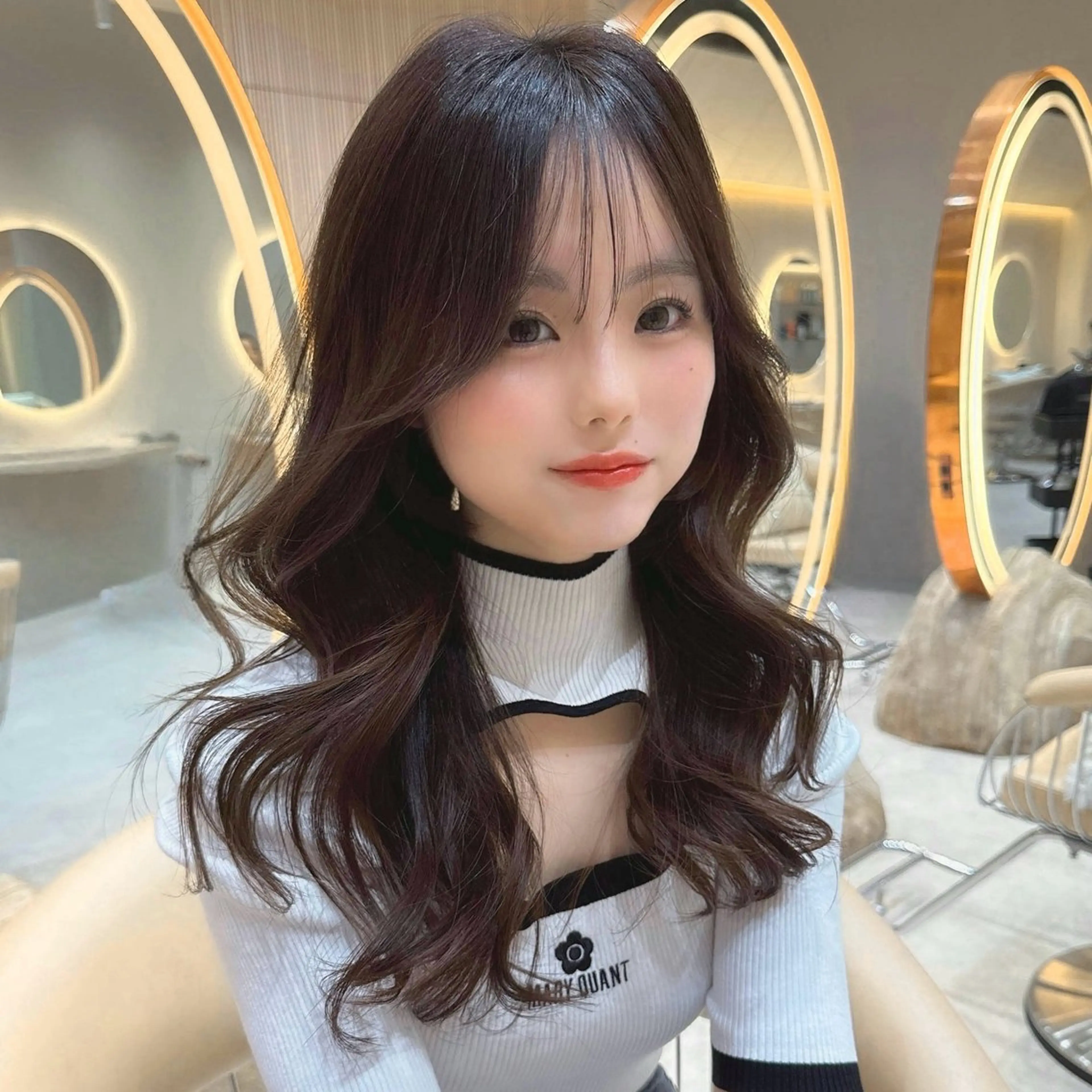 ロング カラー カット ヘアカラー トリートメント レイヤー|縮毛矯正 |韓国ボブ|岡田洸太のヘアスタイル