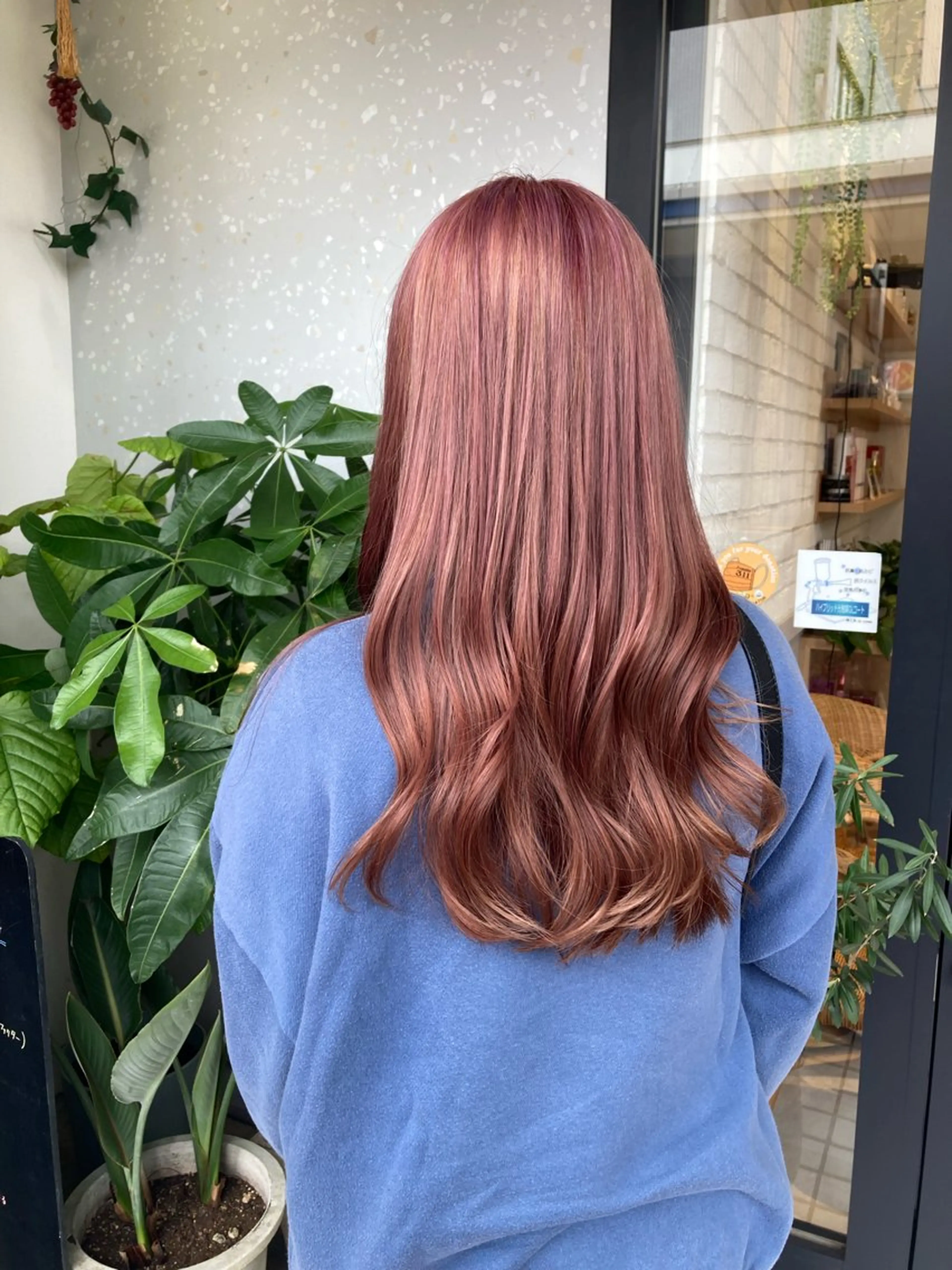 ロング ヘアカラー ツヤカラー3850 まいのヘアスタイル