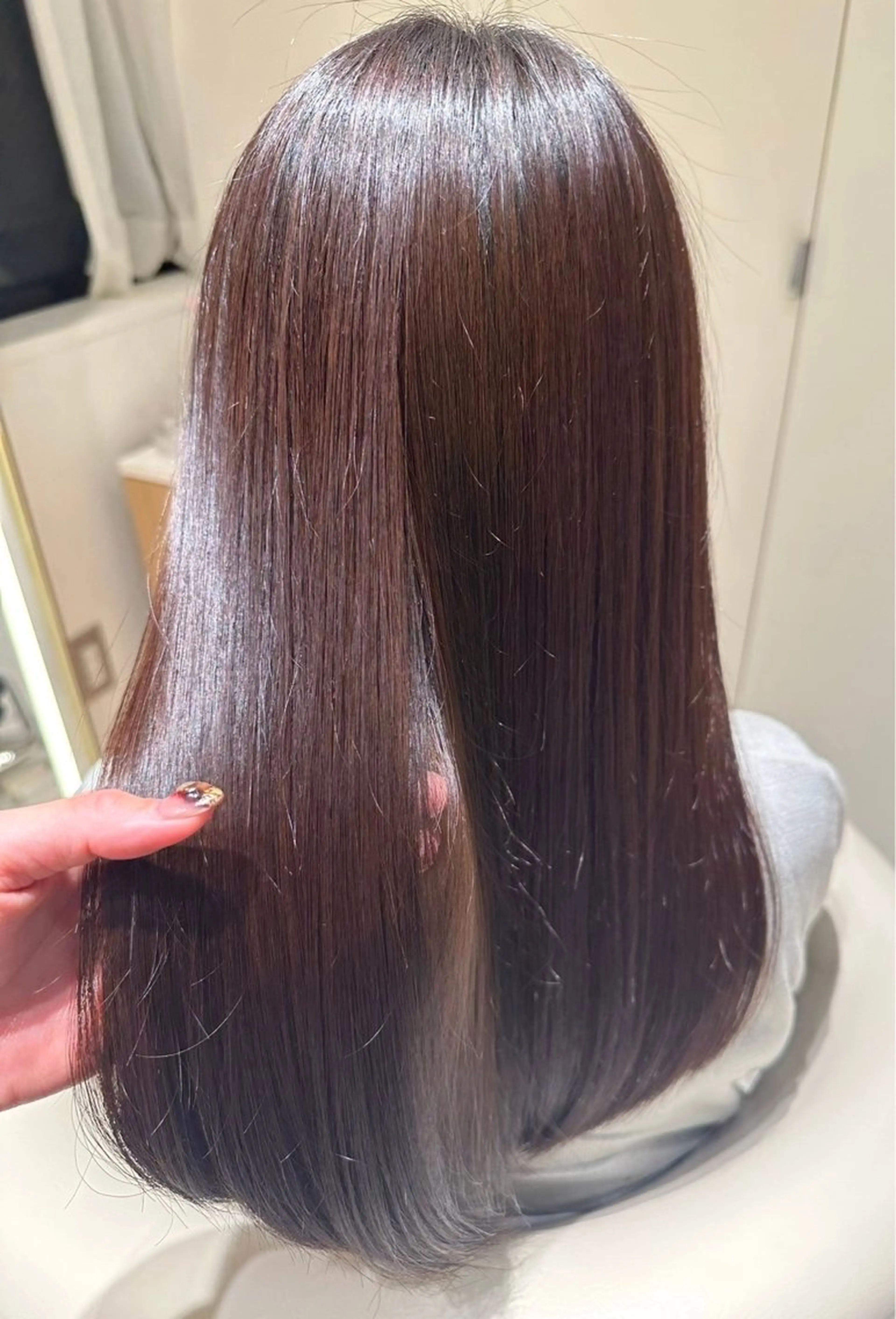 ロング 縮毛矯正 🫧ナギサ/本厚木/ ボブ/ミディアム🫧のヘアスタイル