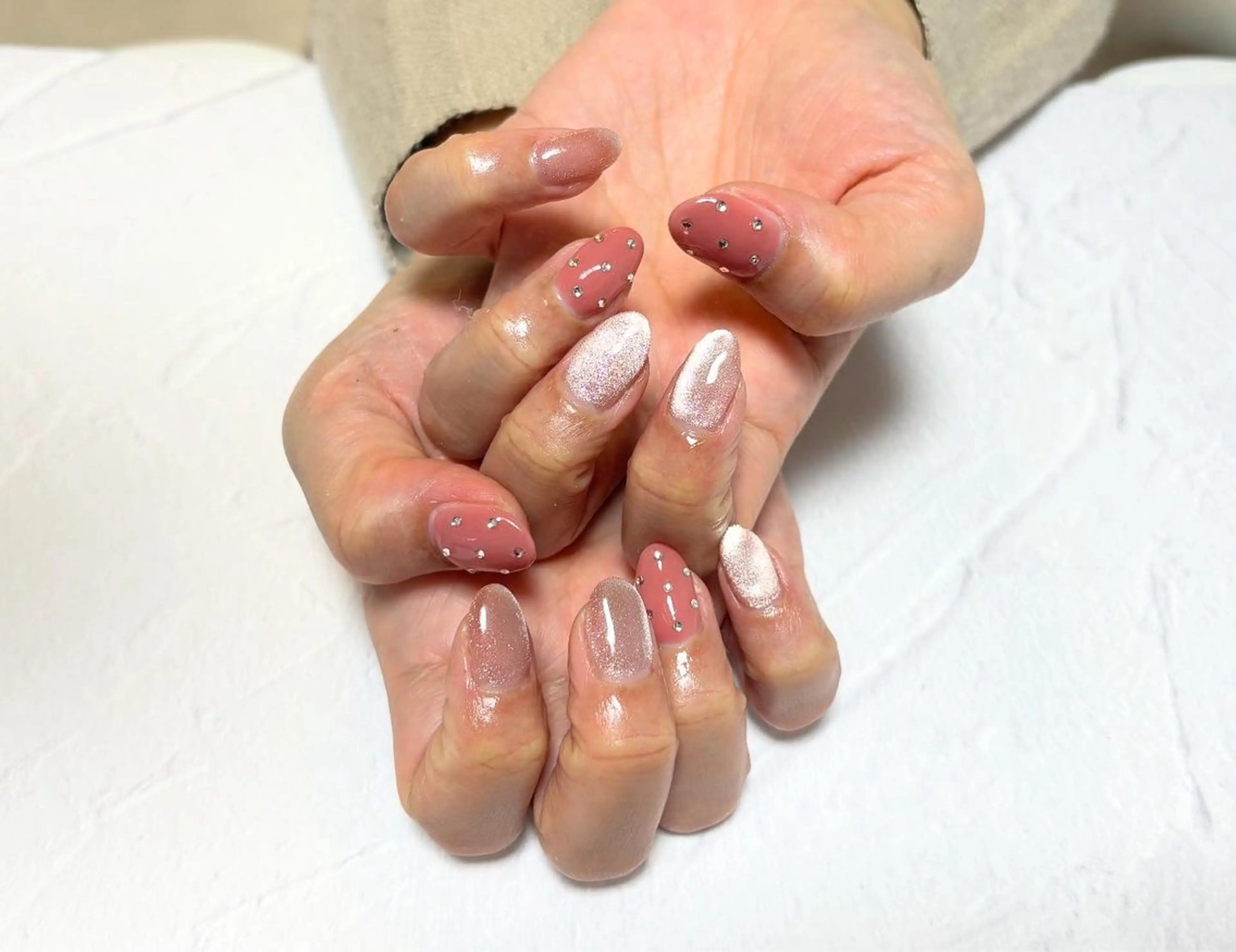 ネイル ハンドネイル 愛川町 あんすりうむのネイルデザイン