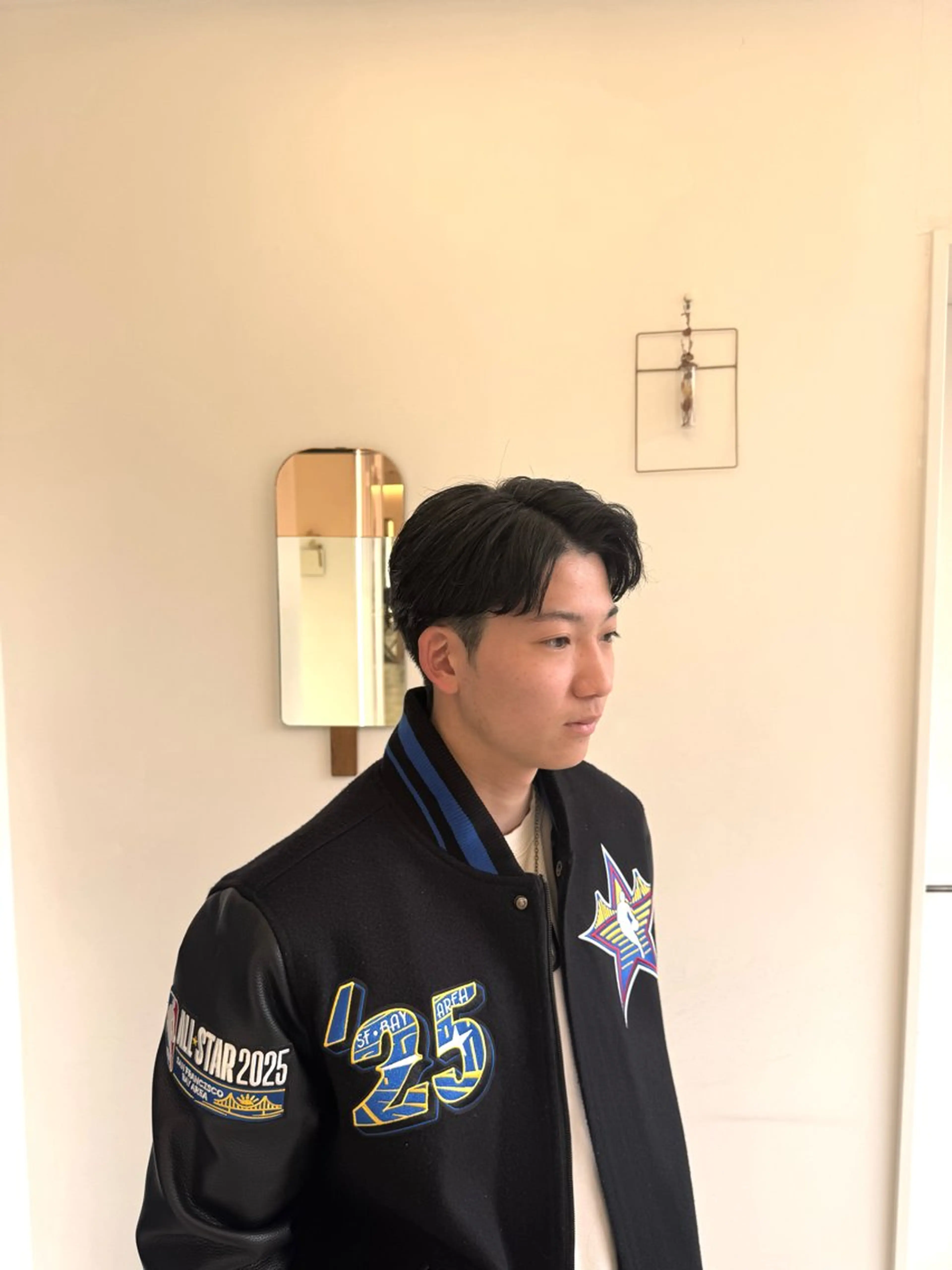 メンズ 七三 カット カナモリ ハヤトのヘアスタイル