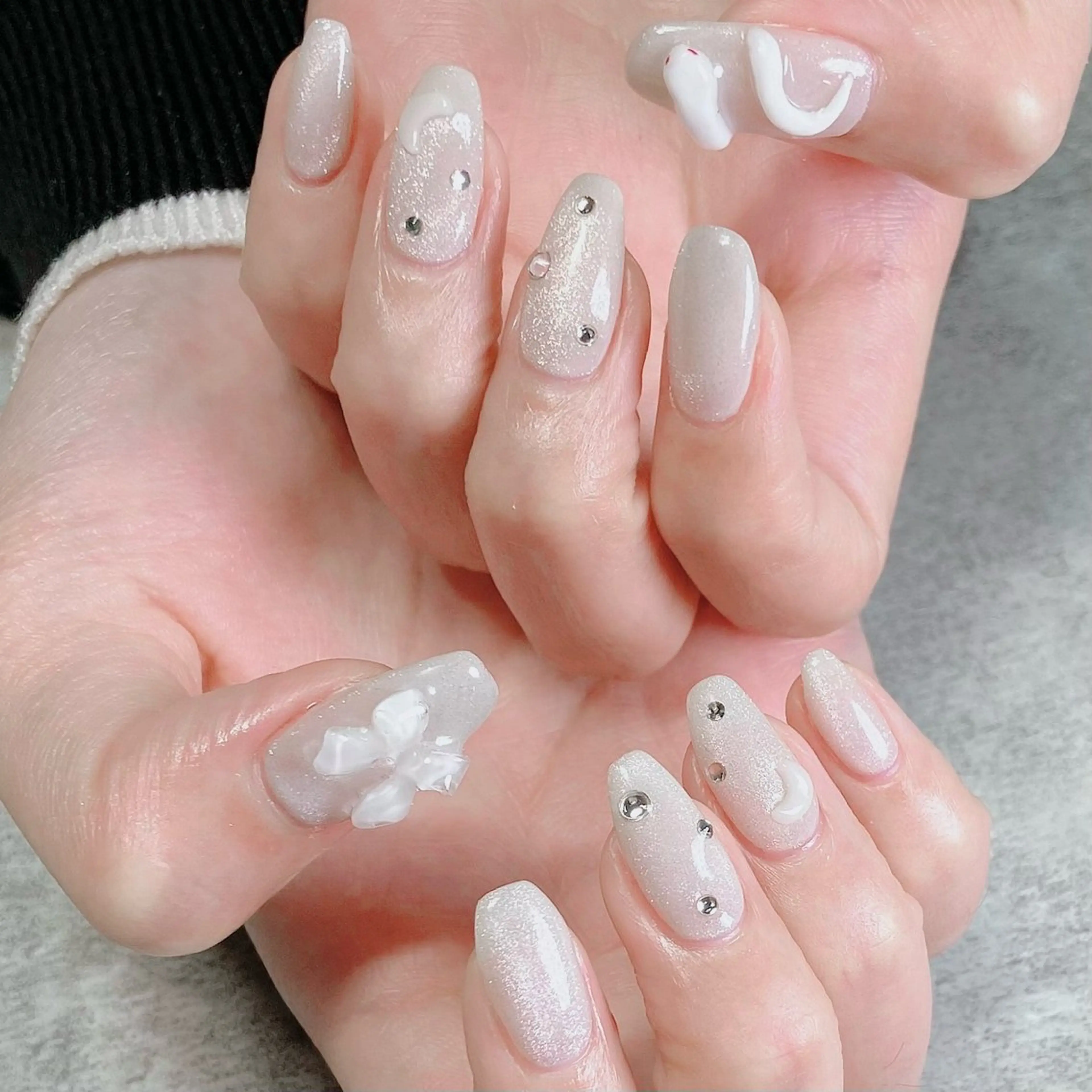 ネイル ハンドネイル ハンドケア shino🌟 痛ネイルのネイルデザイン