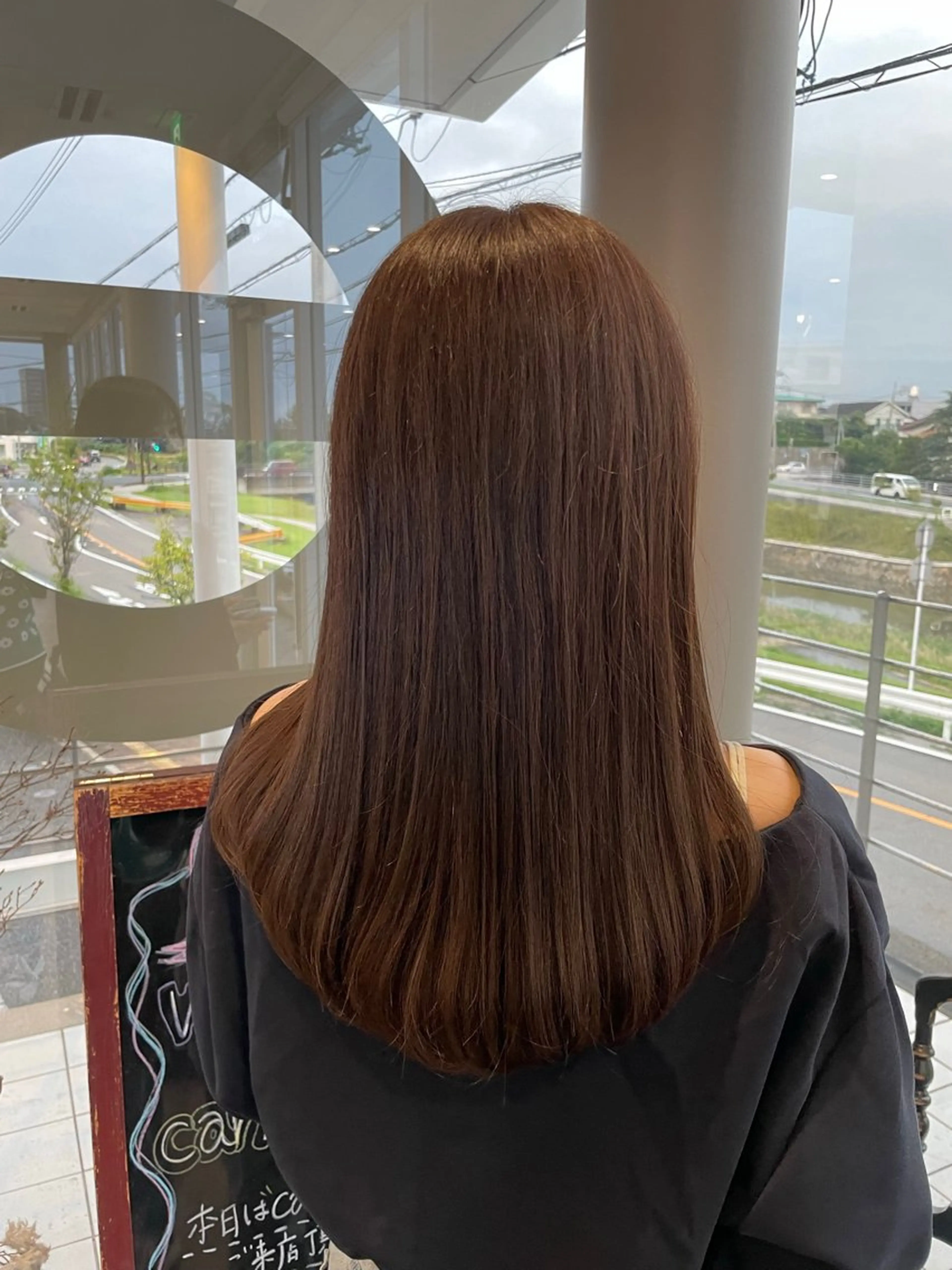 ロング カット ヘアカラー トリートメント canoe宇部小串 /CHINAGIのヘアスタイル