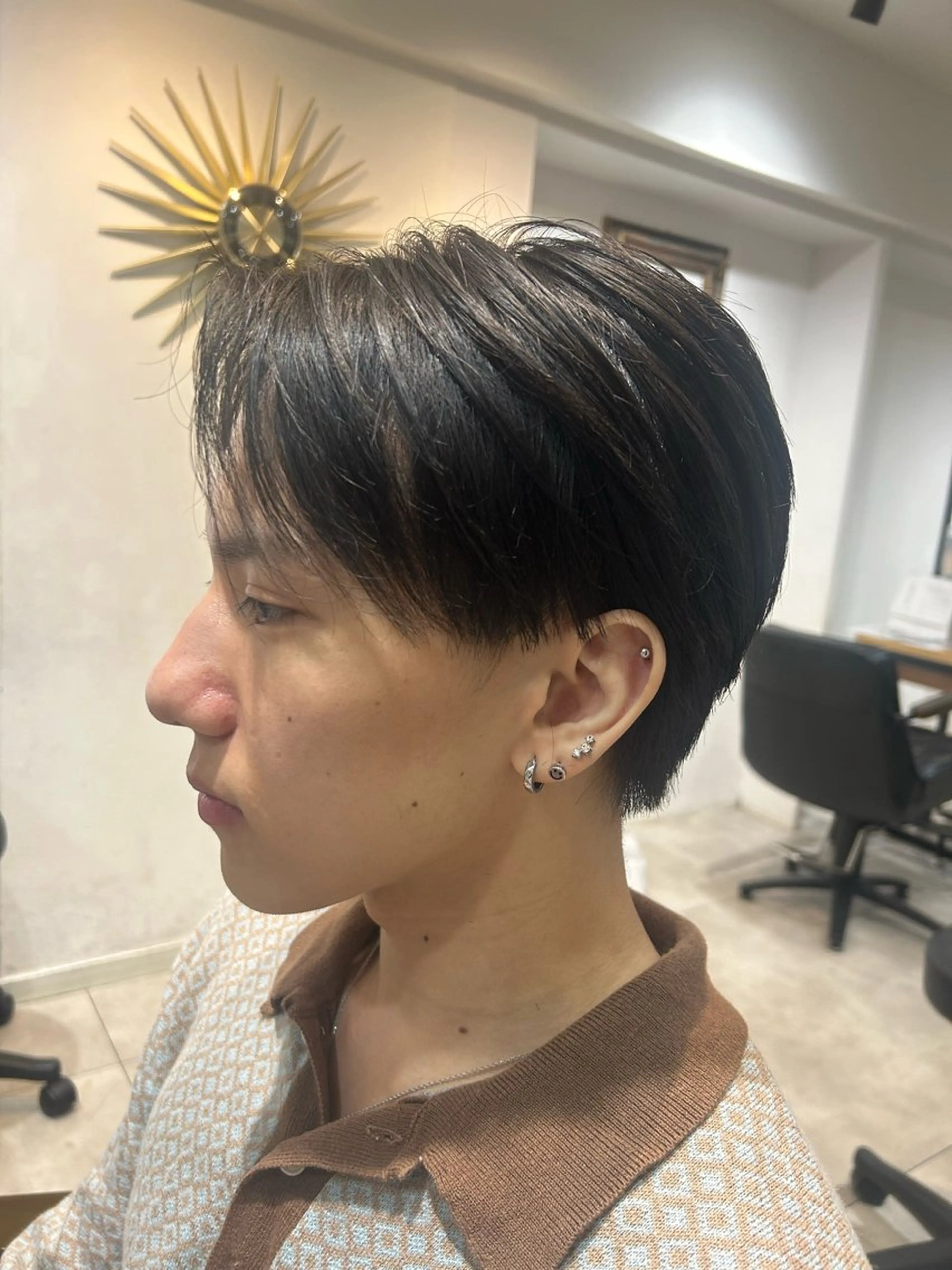 ショート メンズ stella キホのヘアスタイル