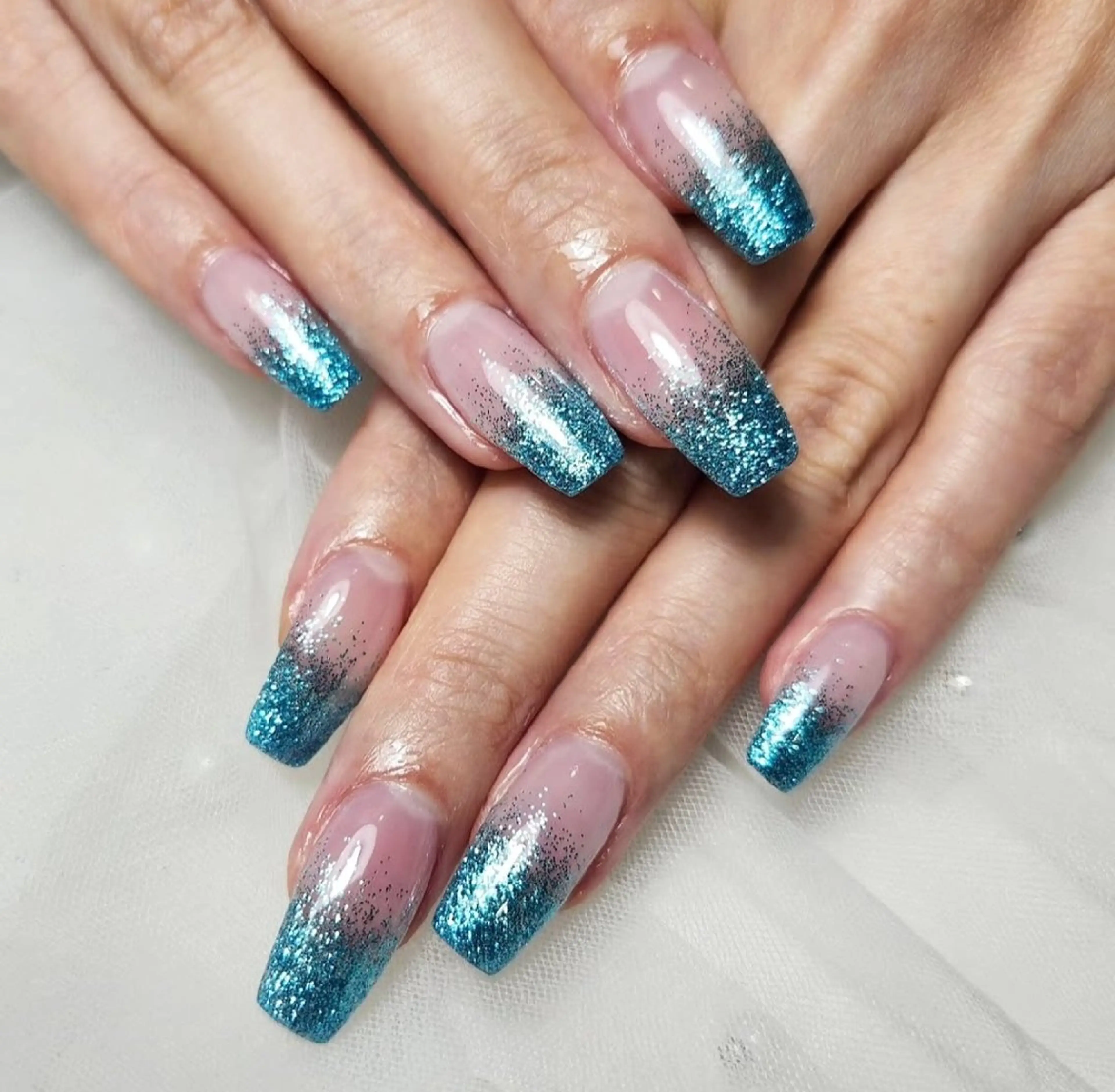 フィルイン付け替えワンカラーorラメグラデーションの写真