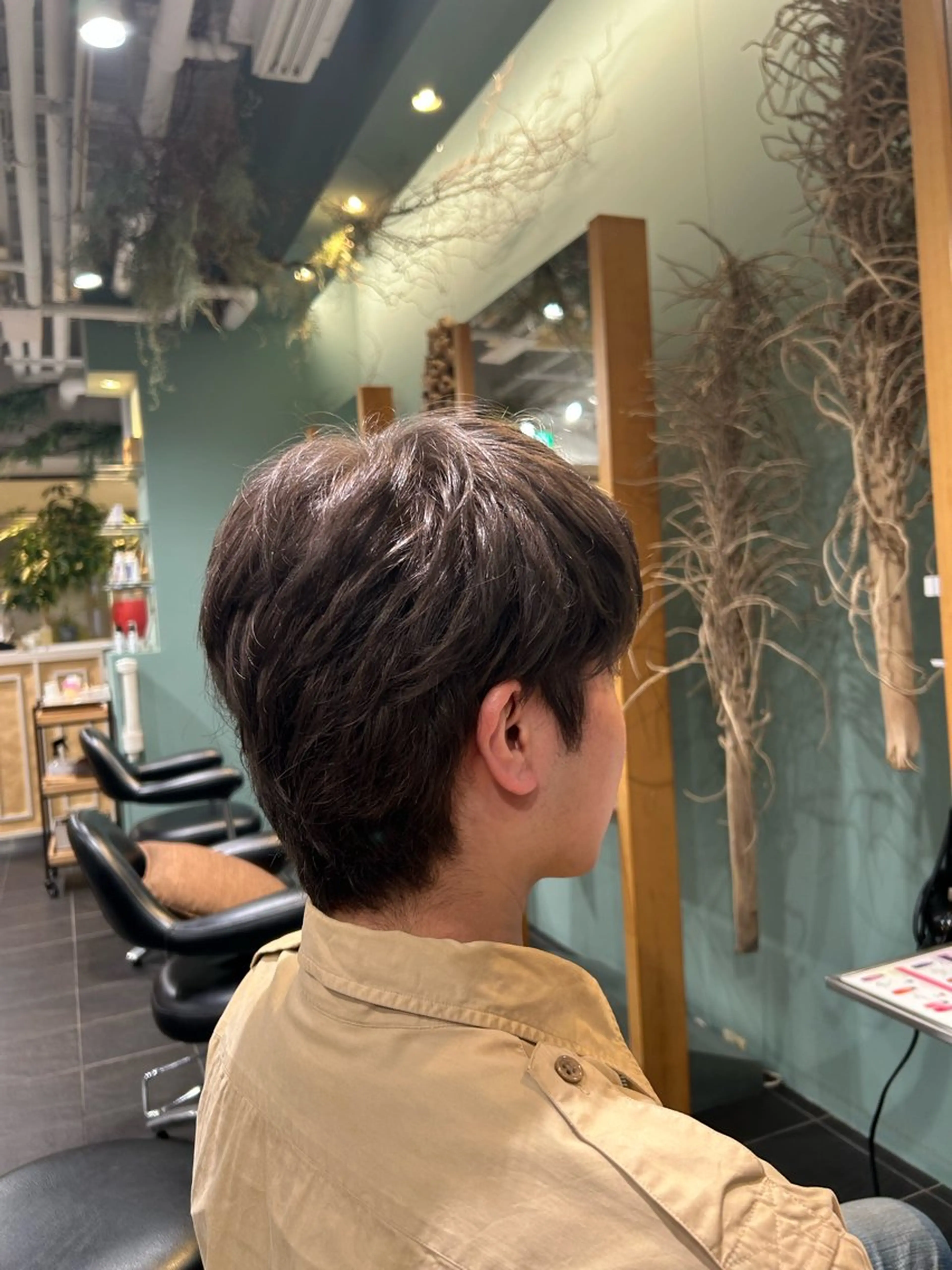 ショート カラー ベージュカラー オリーブベージュ ヘアカラー 表参道/✨艶髪✨ 職人/ハヤト🫧のヘアスタイル