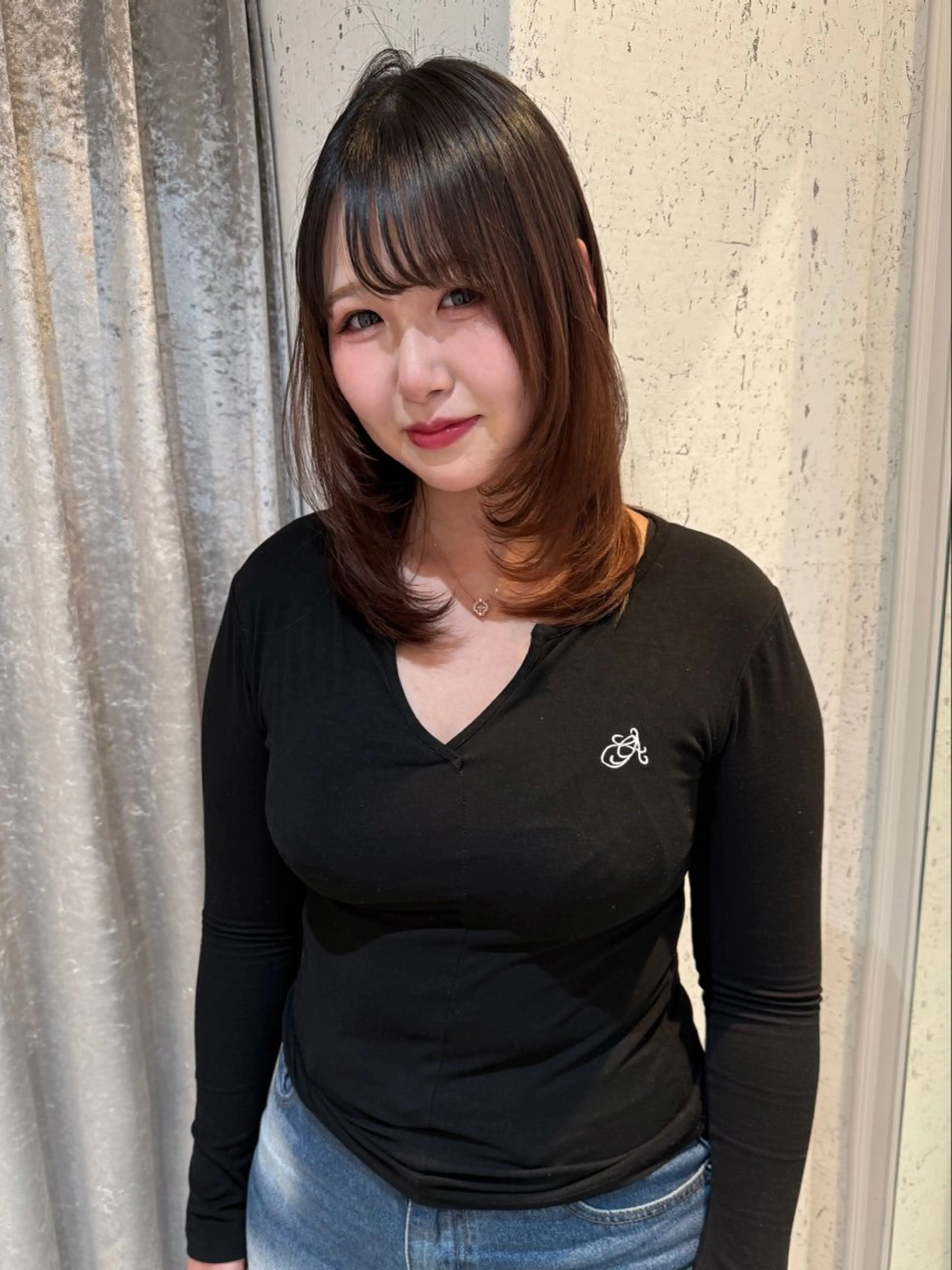 ミディアム カラー カット トリートメント mai / linoah˚✧のヘアスタイル