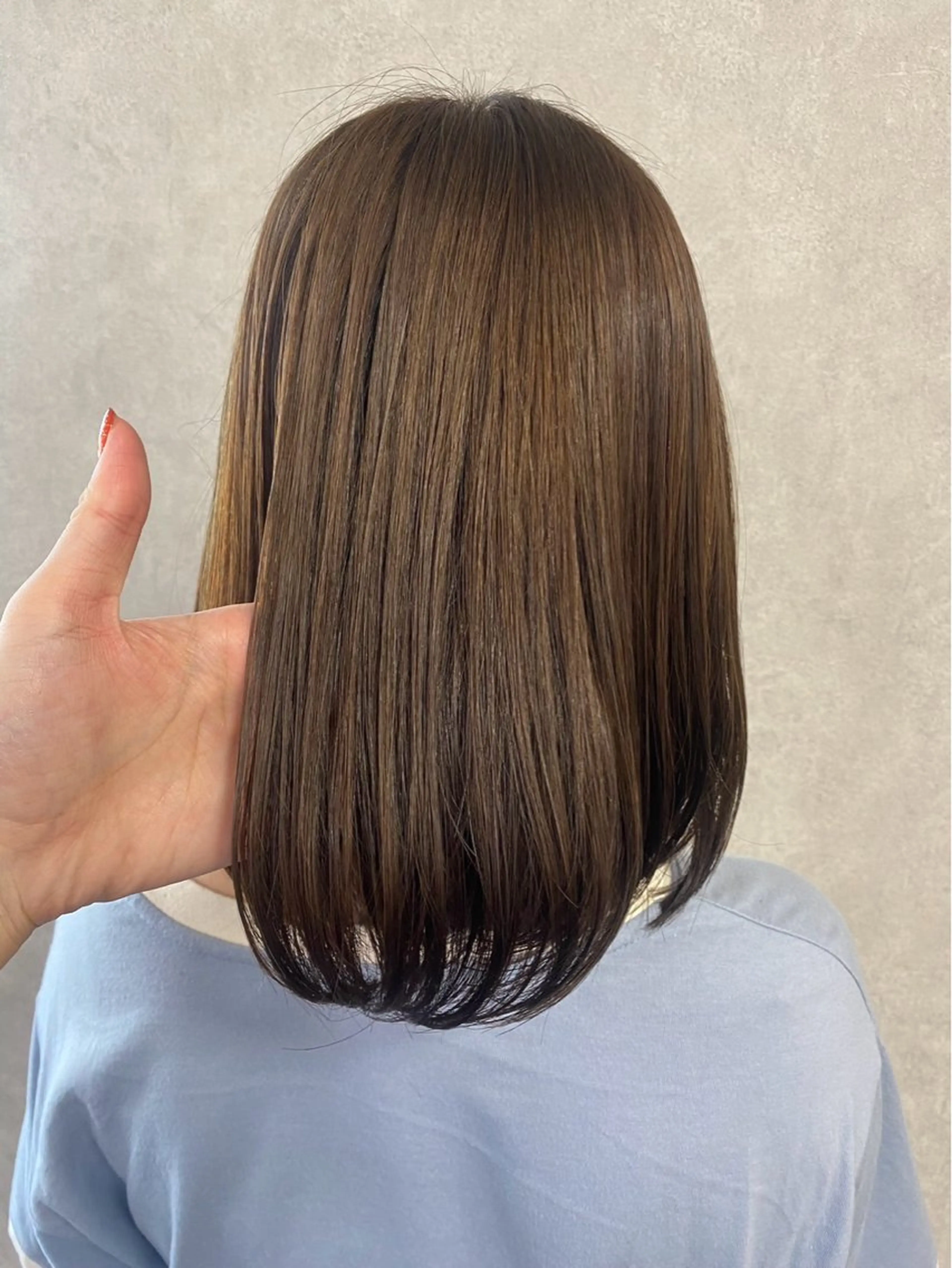 ミディアム カラー DILGA LINK Rioのヘアスタイル