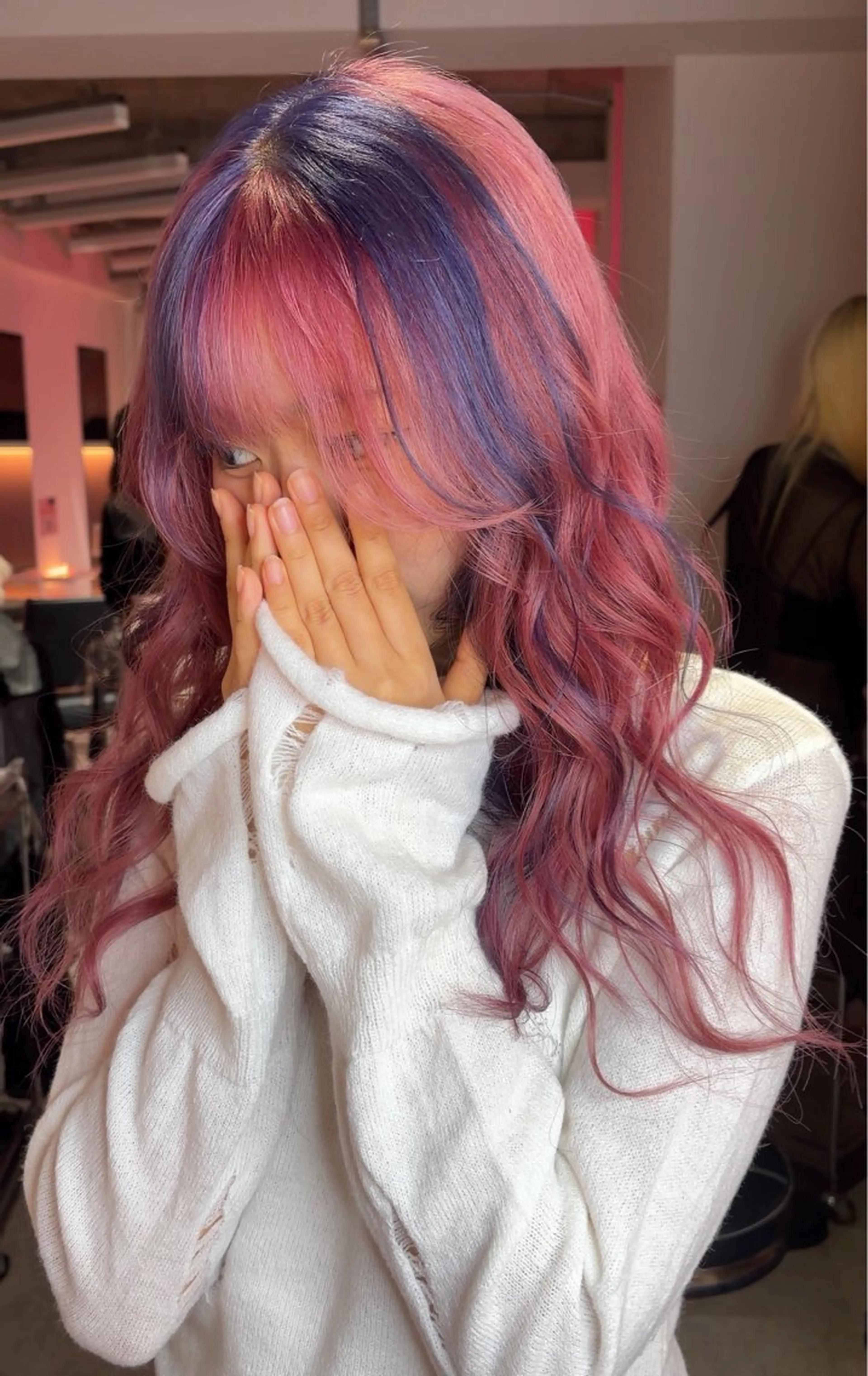 セミロング sara/名古屋 /ハイトーンのヘアスタイル