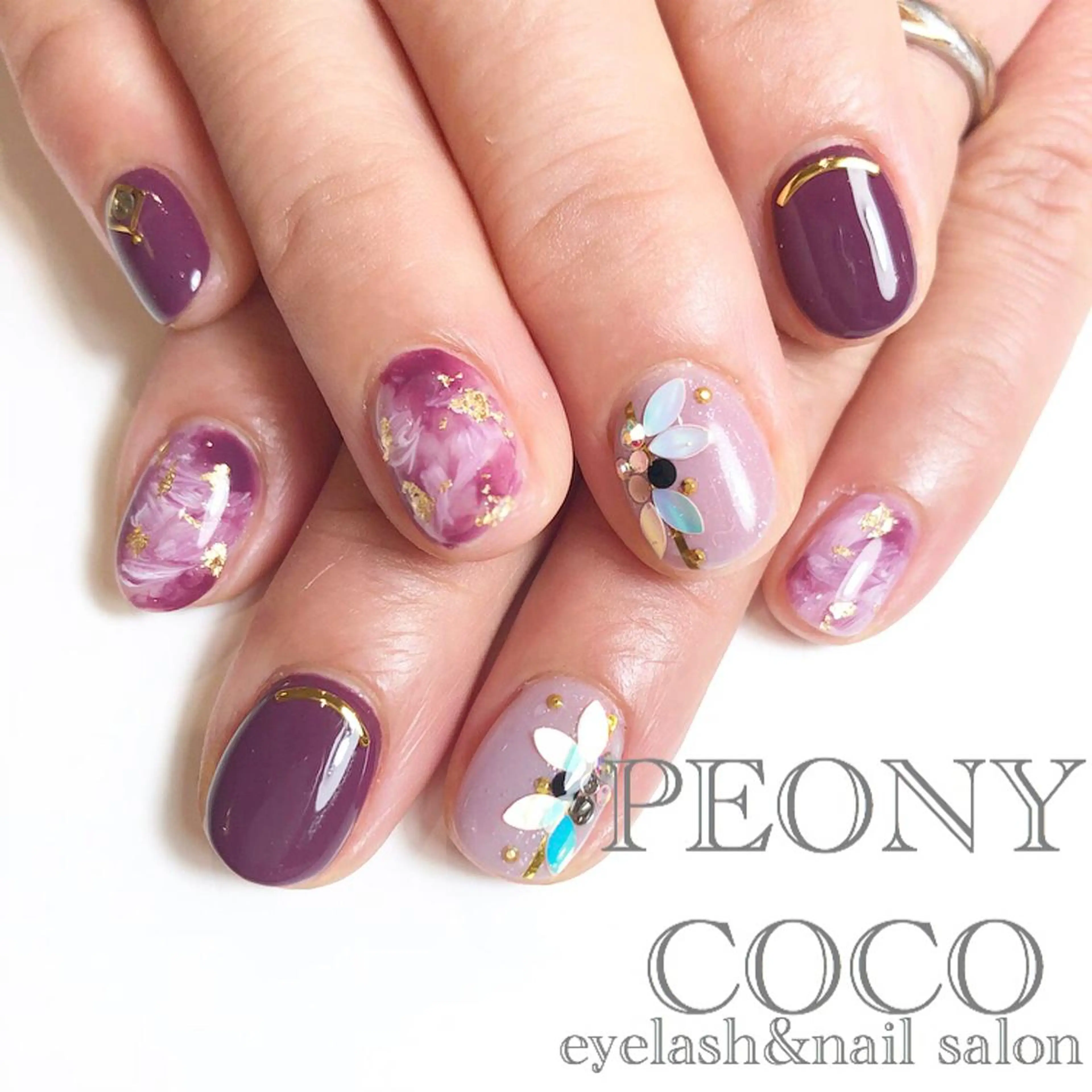 ショート ネイル マツエク・マツパ Beauty salon STELLA所属・STELLA 大西南帆のマツエク・マツパデザイン