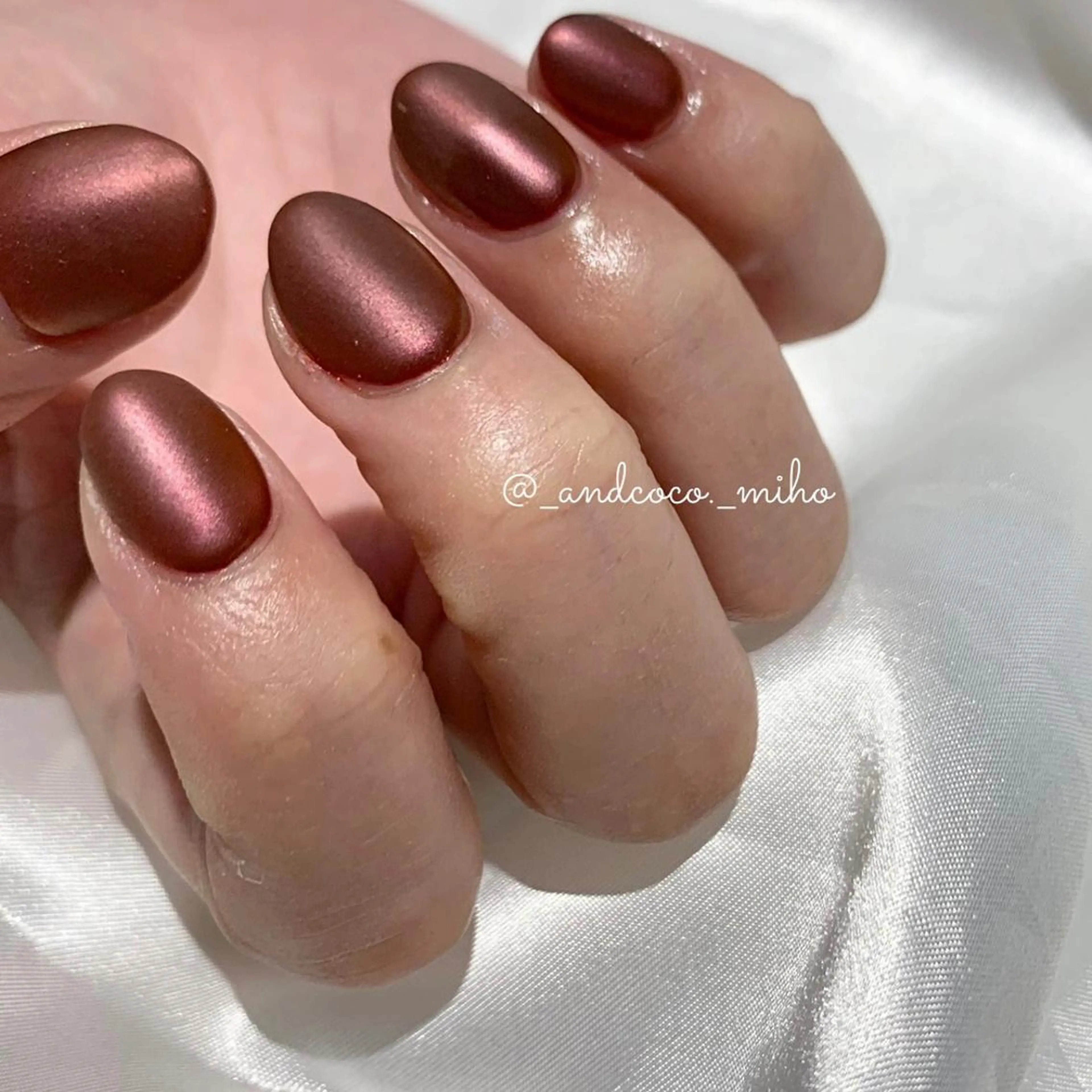 ネイル マットネイル ハンドネイル Nailist〻 mihoのネイルデザイン