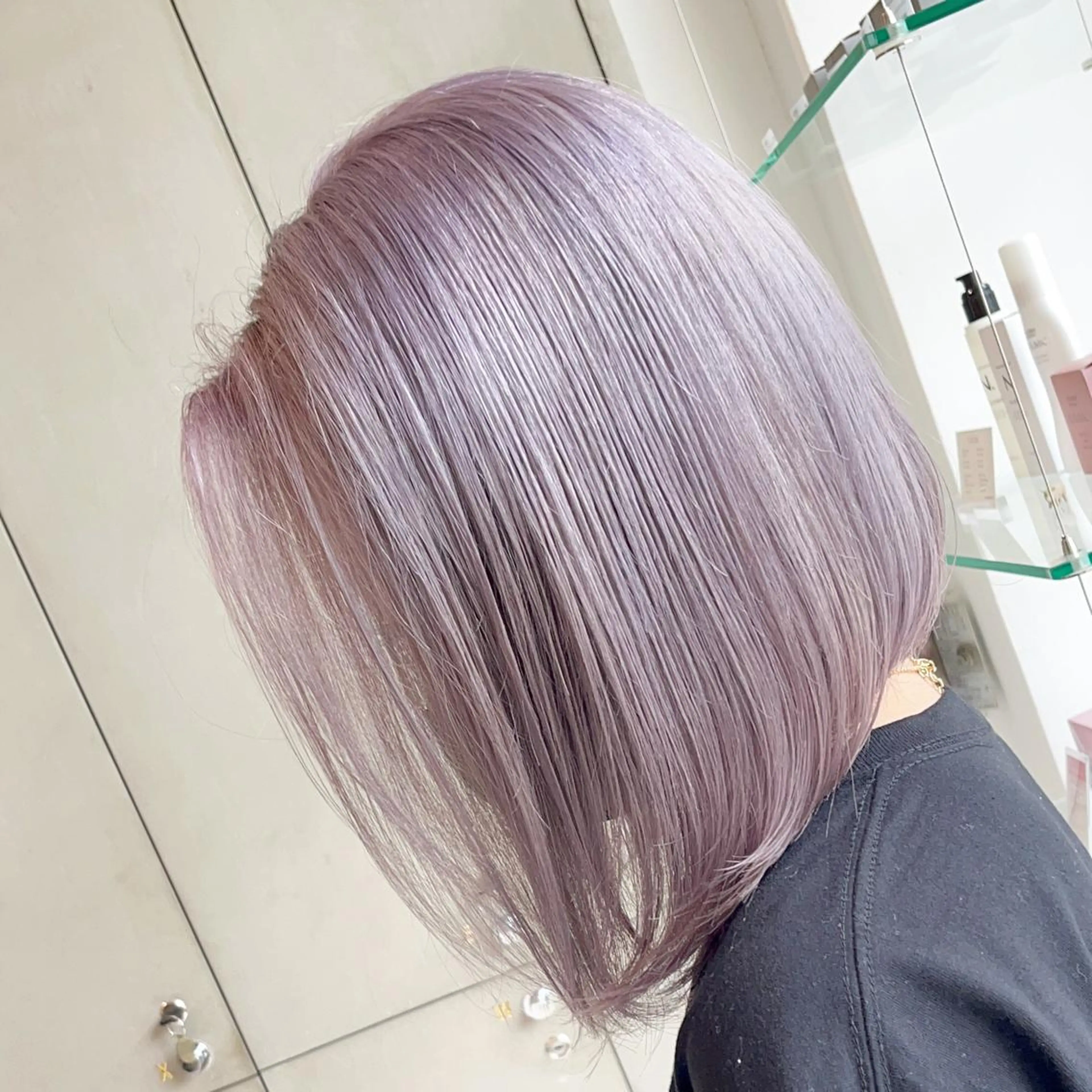 ミディアム カラー D'na ディーナのヘアスタイル