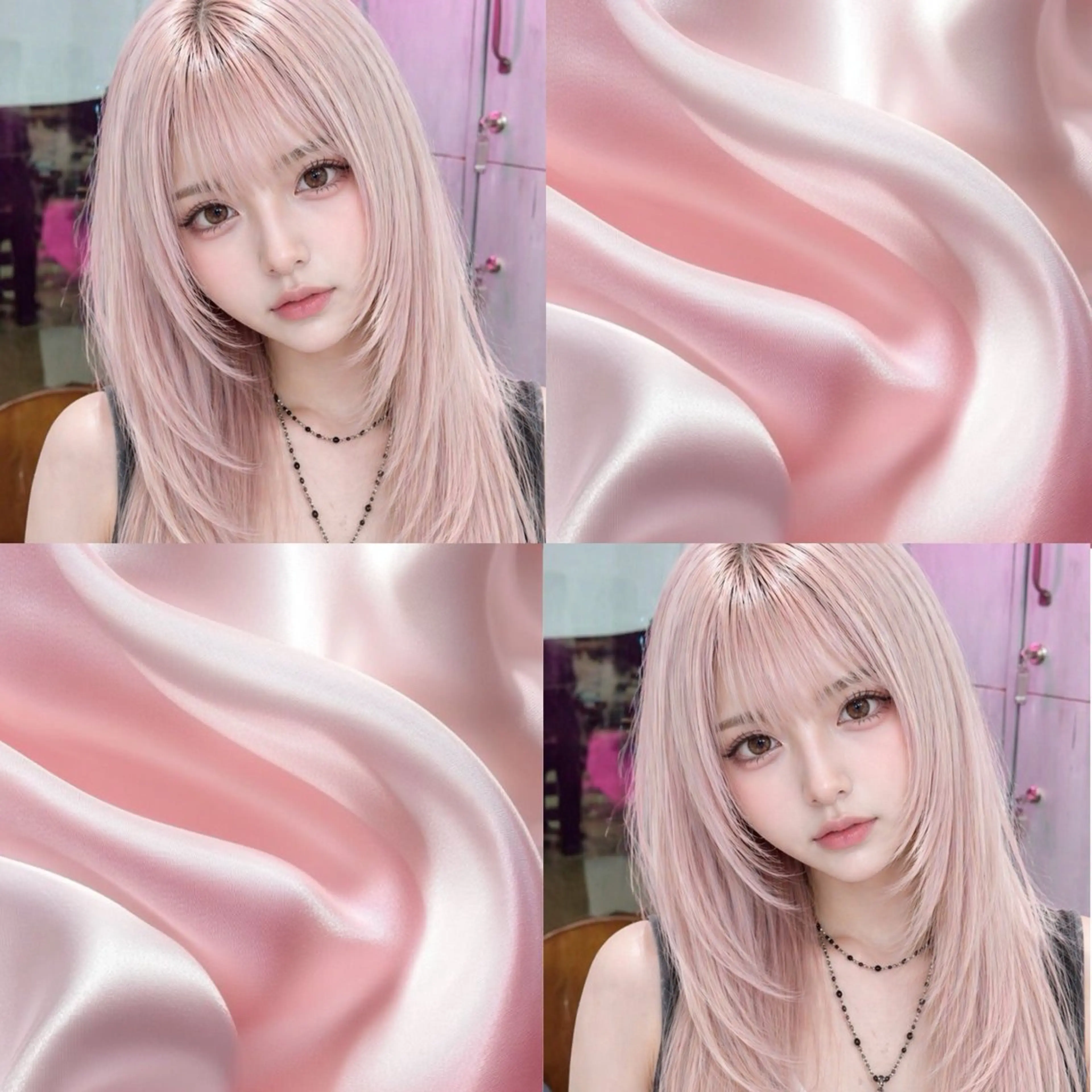 セミロング ✨色落ちまで可愛い✨ MANATO🎨🌈のヘアスタイル