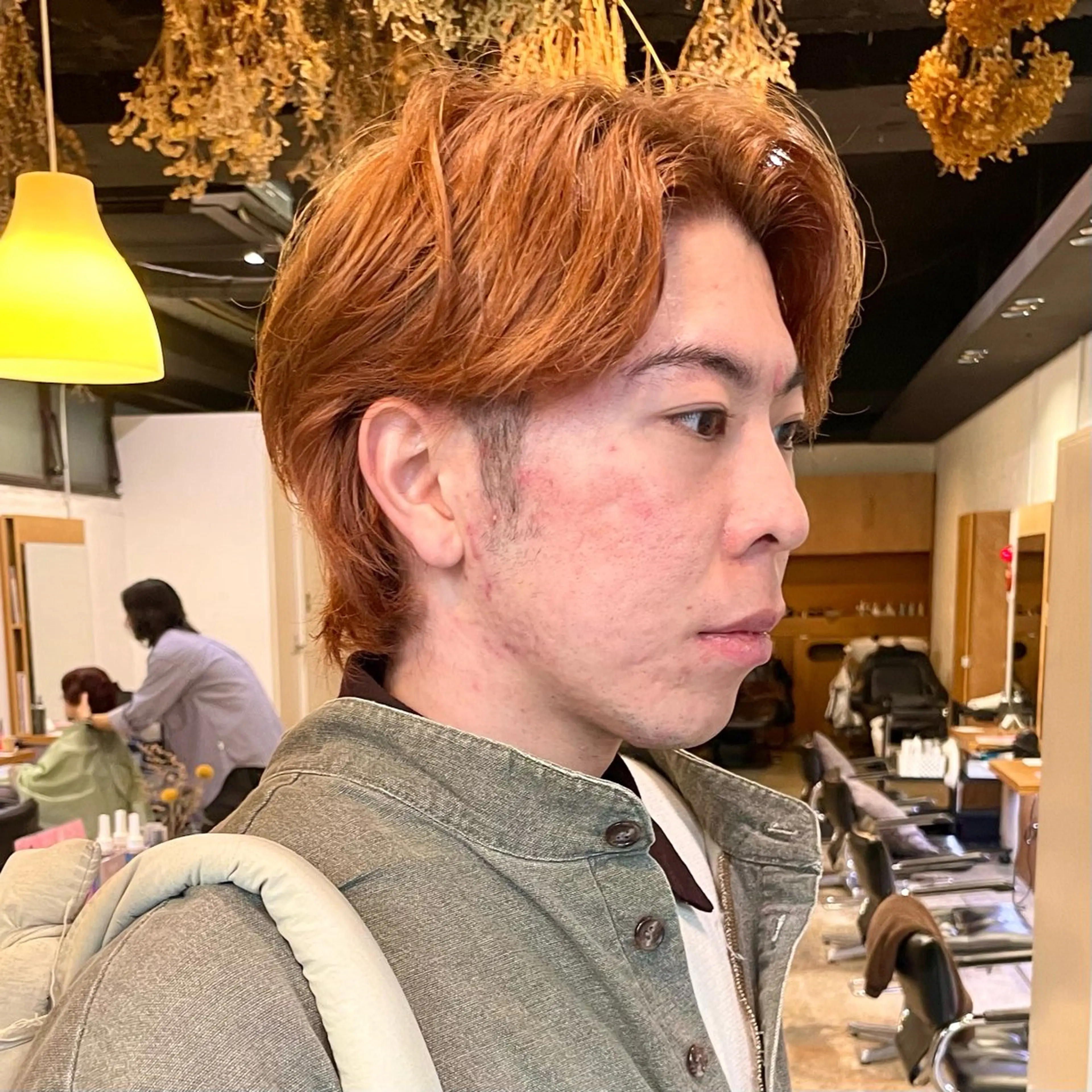 カラー メンズ ブラウンカラー オレンジ オレンジブラウン ヘアカラー トリートメント 🔥メンズショート 職人🔥大澤龍也のヘアスタイル