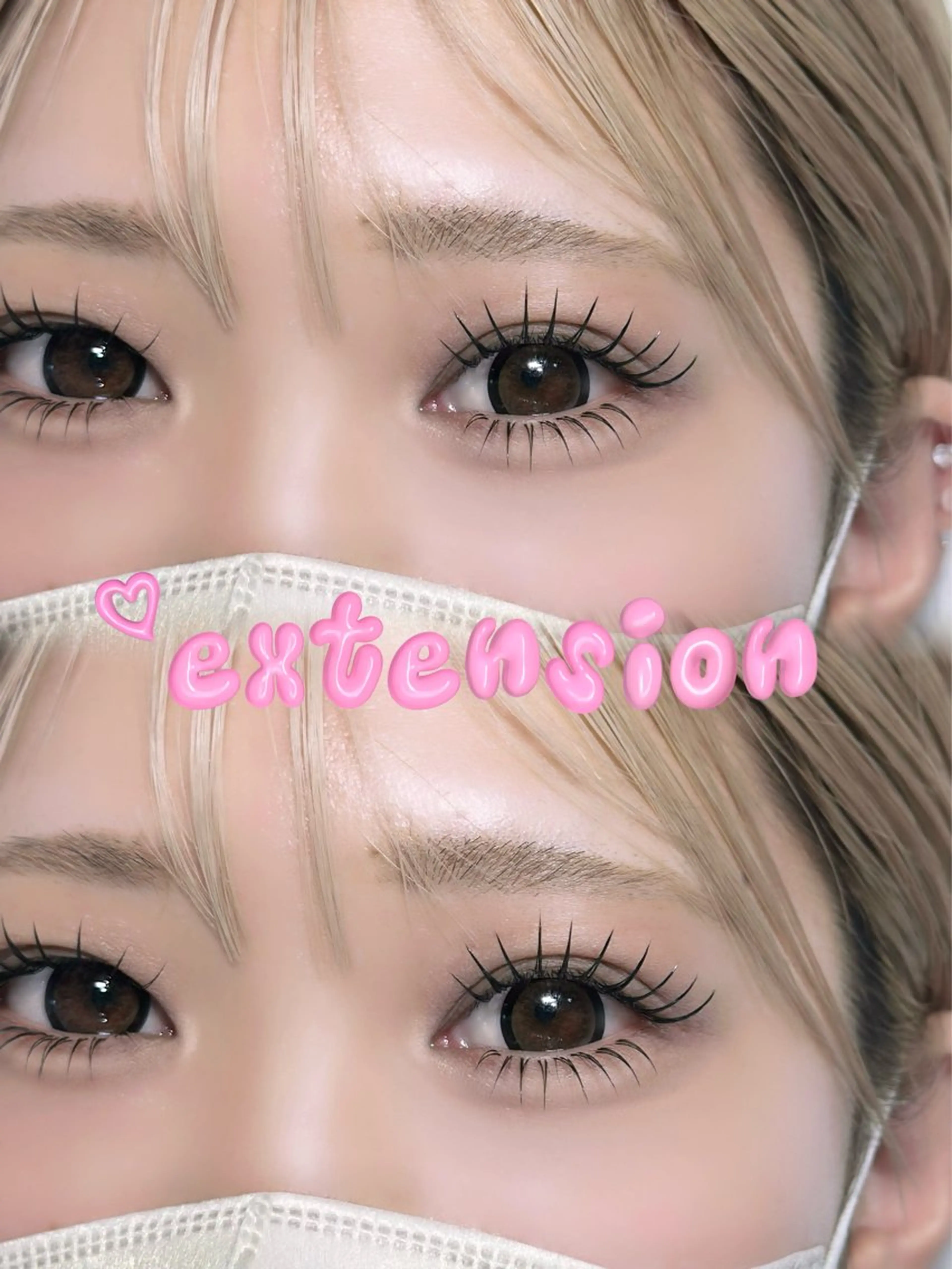 🩶フラットラッシュ140本+下エクステ20本(0.12mm)🩶別途オフ代の写真