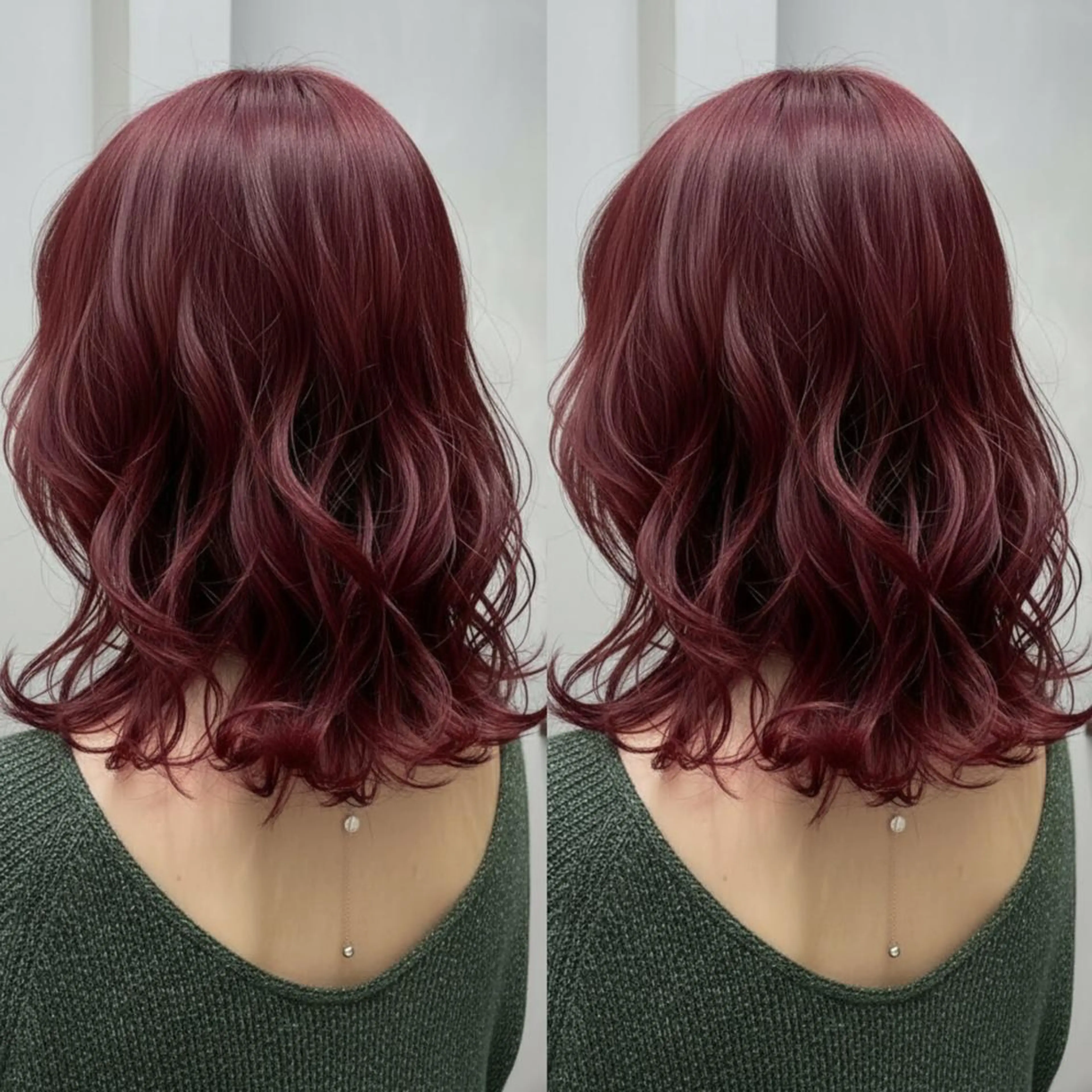 【赤みカラー🍒】暖色カラー＋さらさらトリートメント ✨の写真