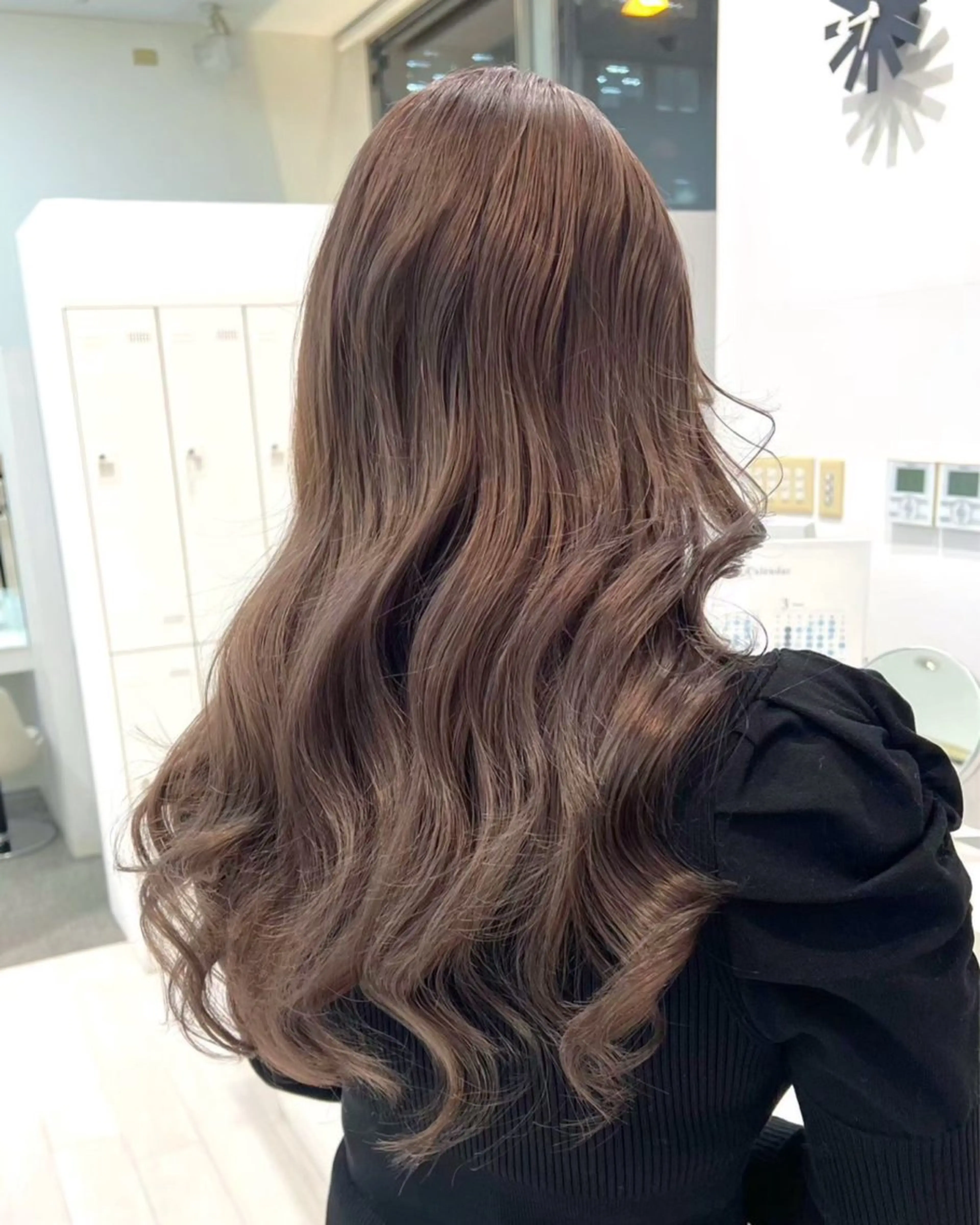 ロング カラー カット ヘアカラー Parve  Mix 🫧梶川虹のヘアスタイル