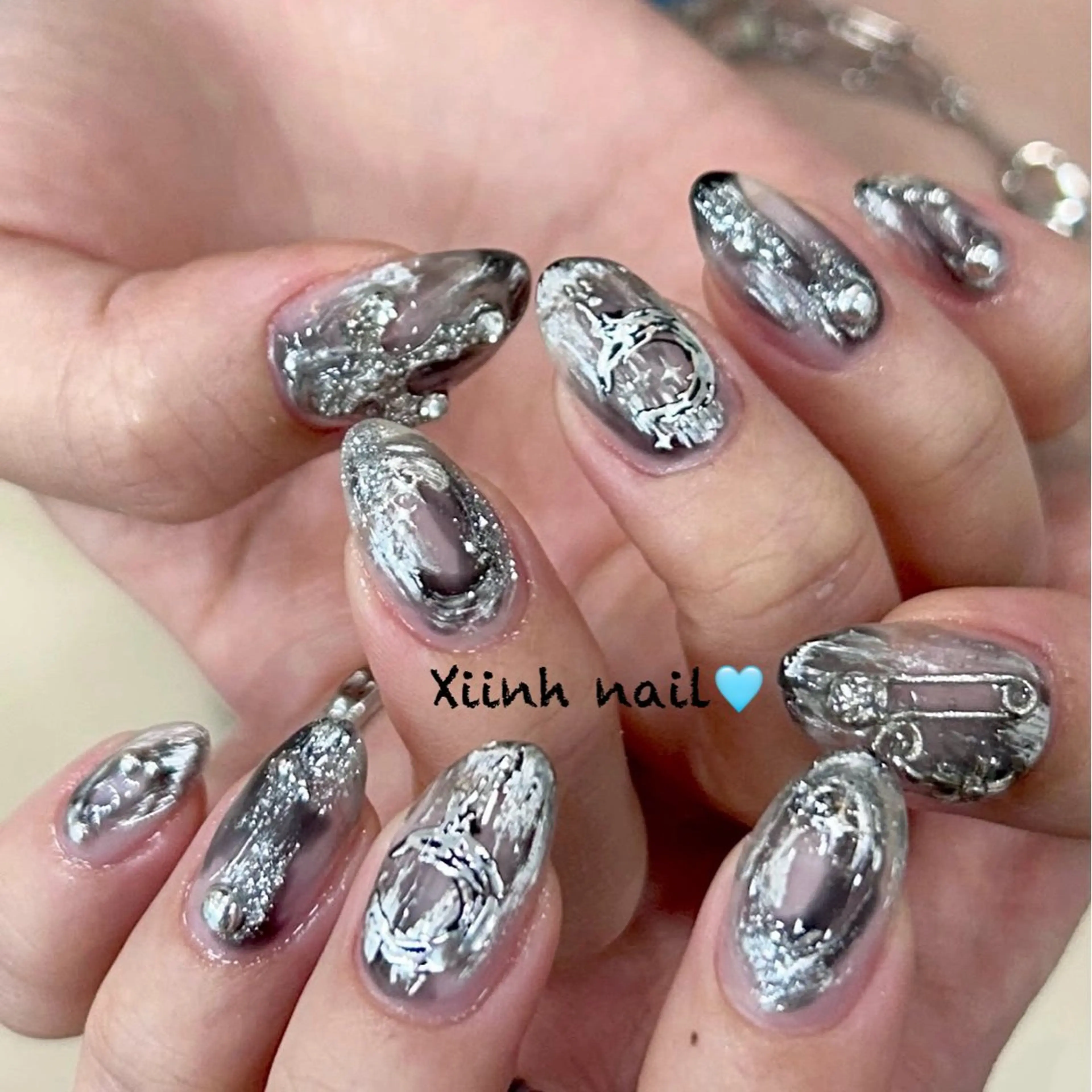 ネイル チークネイル フットネイル フレンチネイル ジェルネイル ハロウィン ハンドネイル XIINH NAIL SALONのネイルデザイン