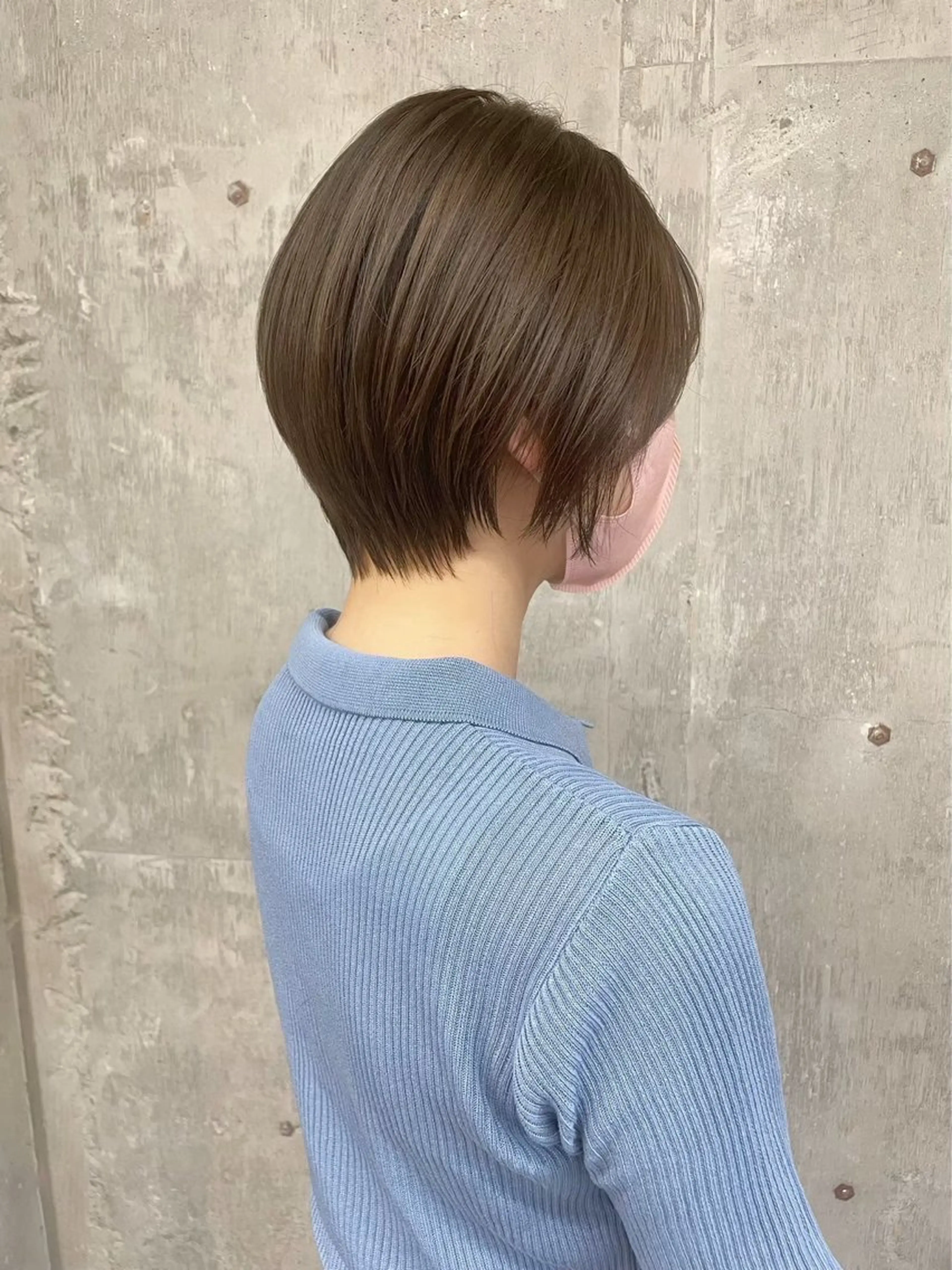 ショート ヘアカラー 伊藤ほのか/パーマ /酸性ストレートのヘアスタイル