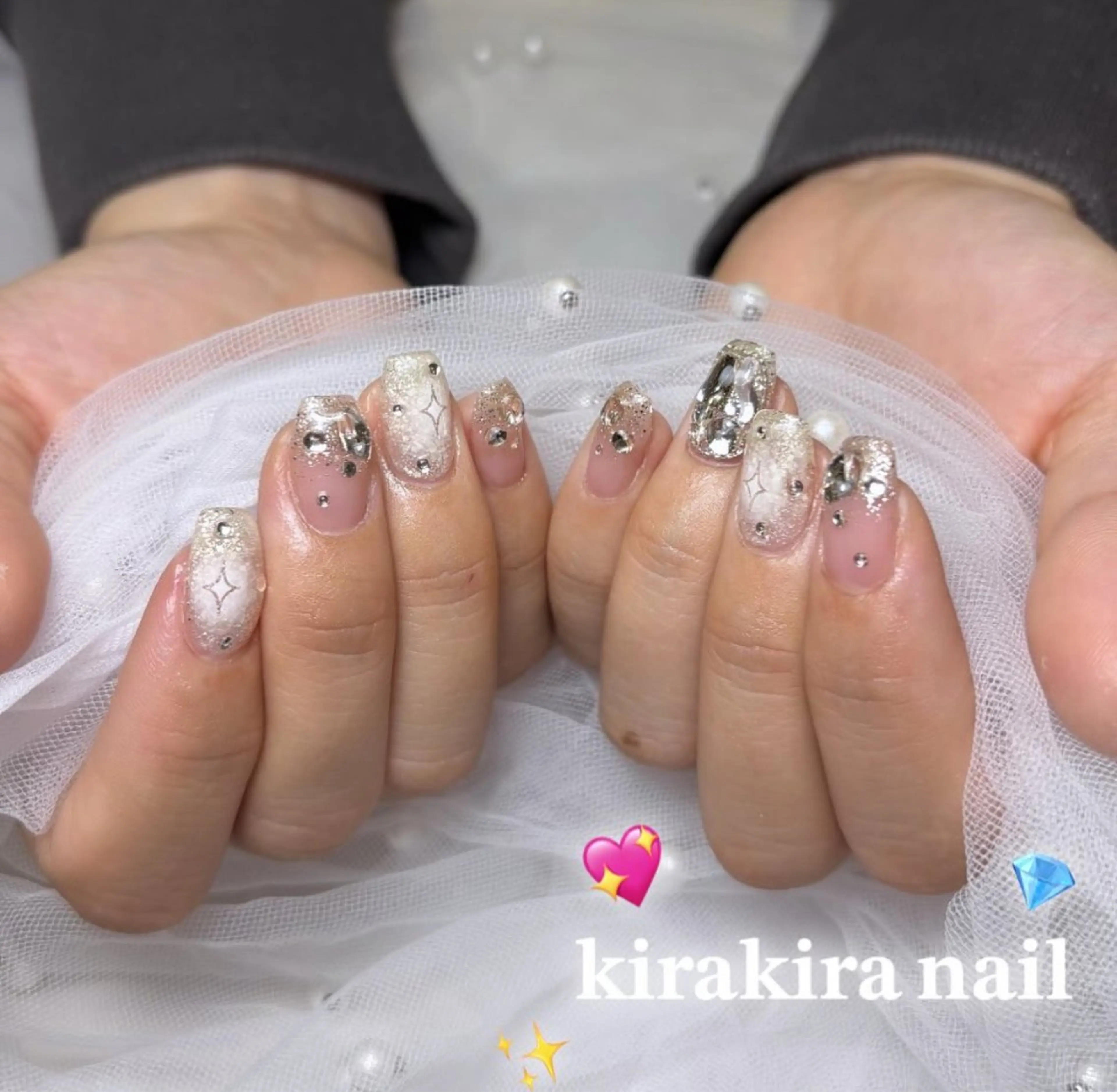 ネイル アートネイル ♡エルバイノリコ 吉澤【パラジェル有】のネイルデザイン