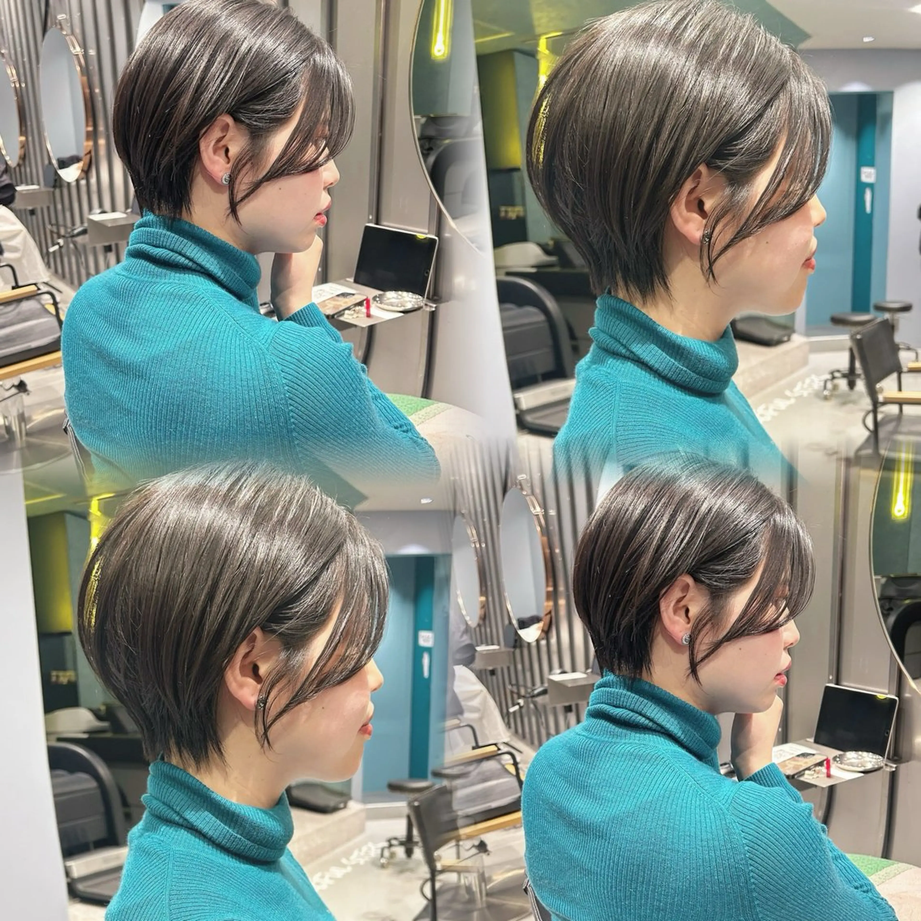 ショート カット ヘアカラー トリートメント urara/ショート /透明感カラーのヘアスタイル