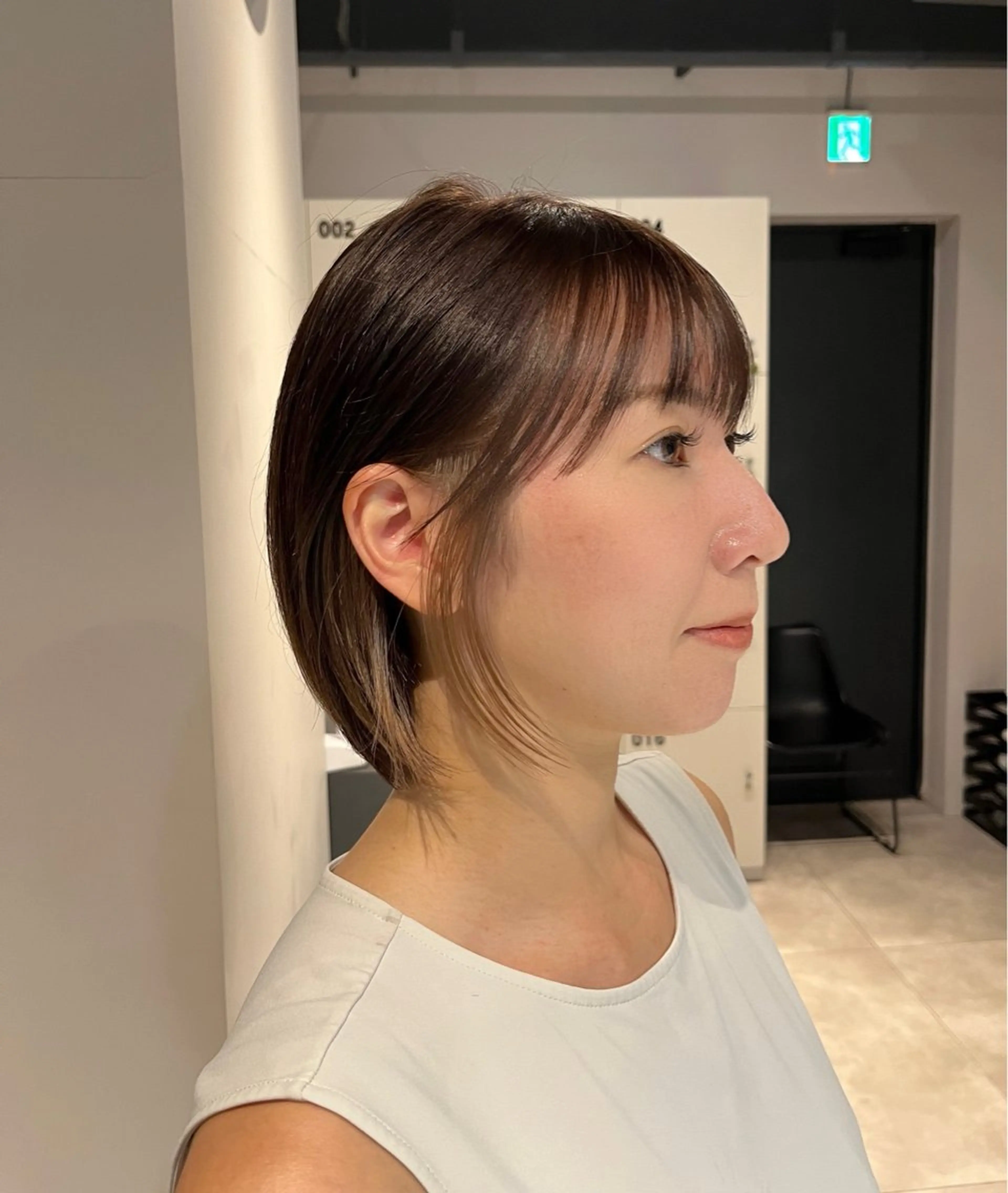 ショート カラー うる艶カラー/恵比寿 ベージュ/丸山陽平のヘアスタイル